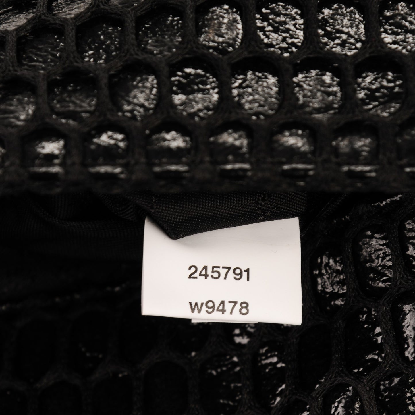 Net Patent Falabella Clutch Black
