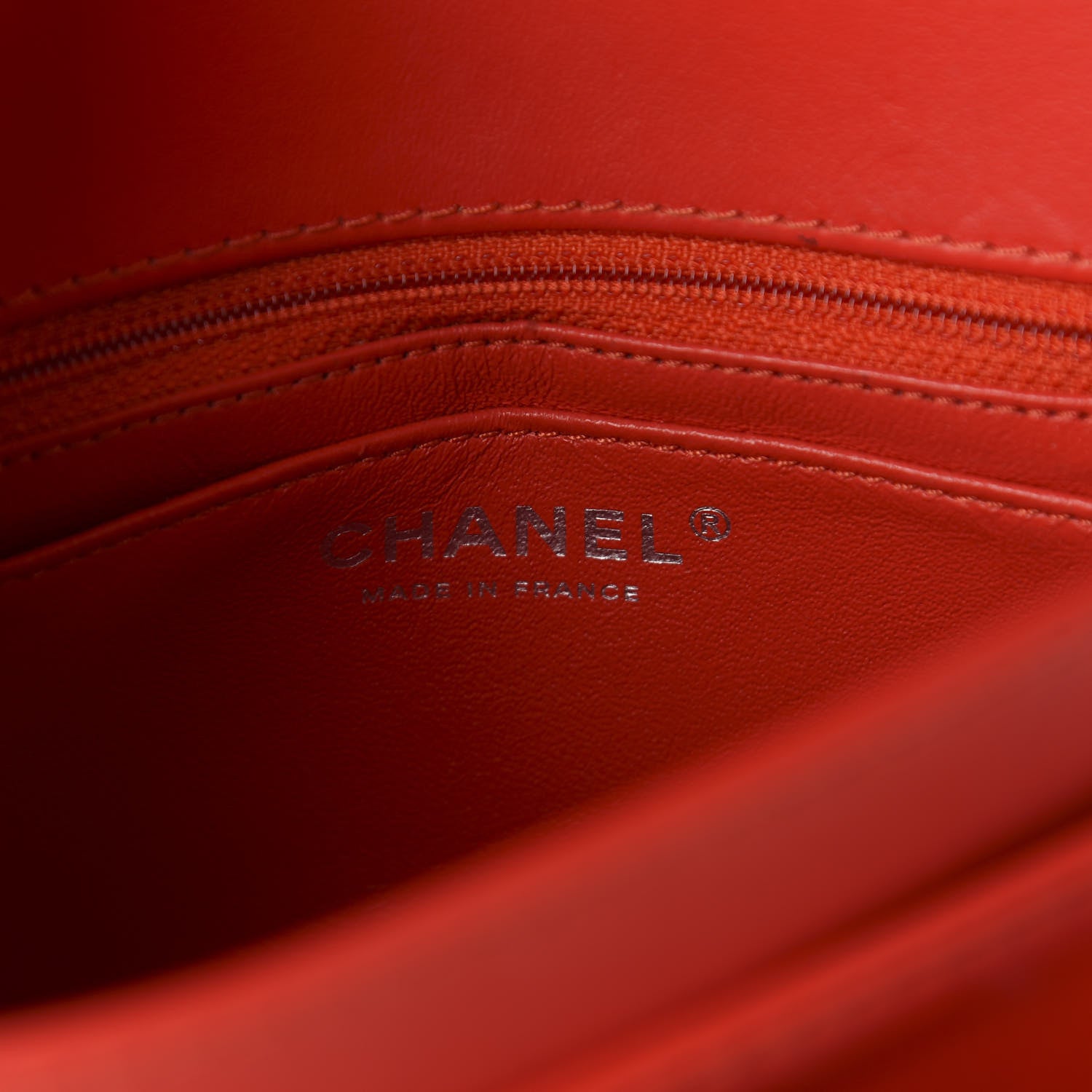 Chanel Lambskin Quilted Small Geometric Flap Red 7 of 9