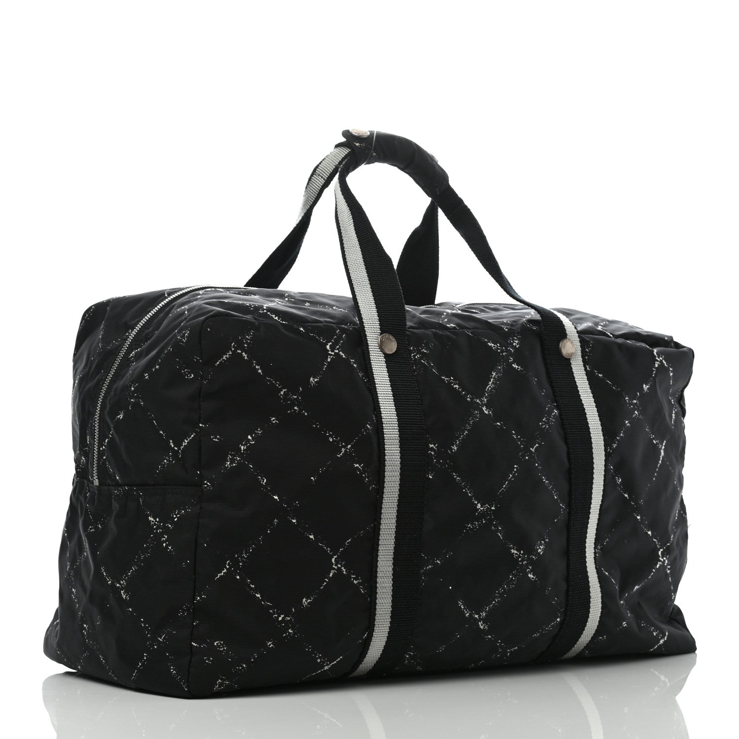 Chanel Nylon Travel Boston Black 2 of 13