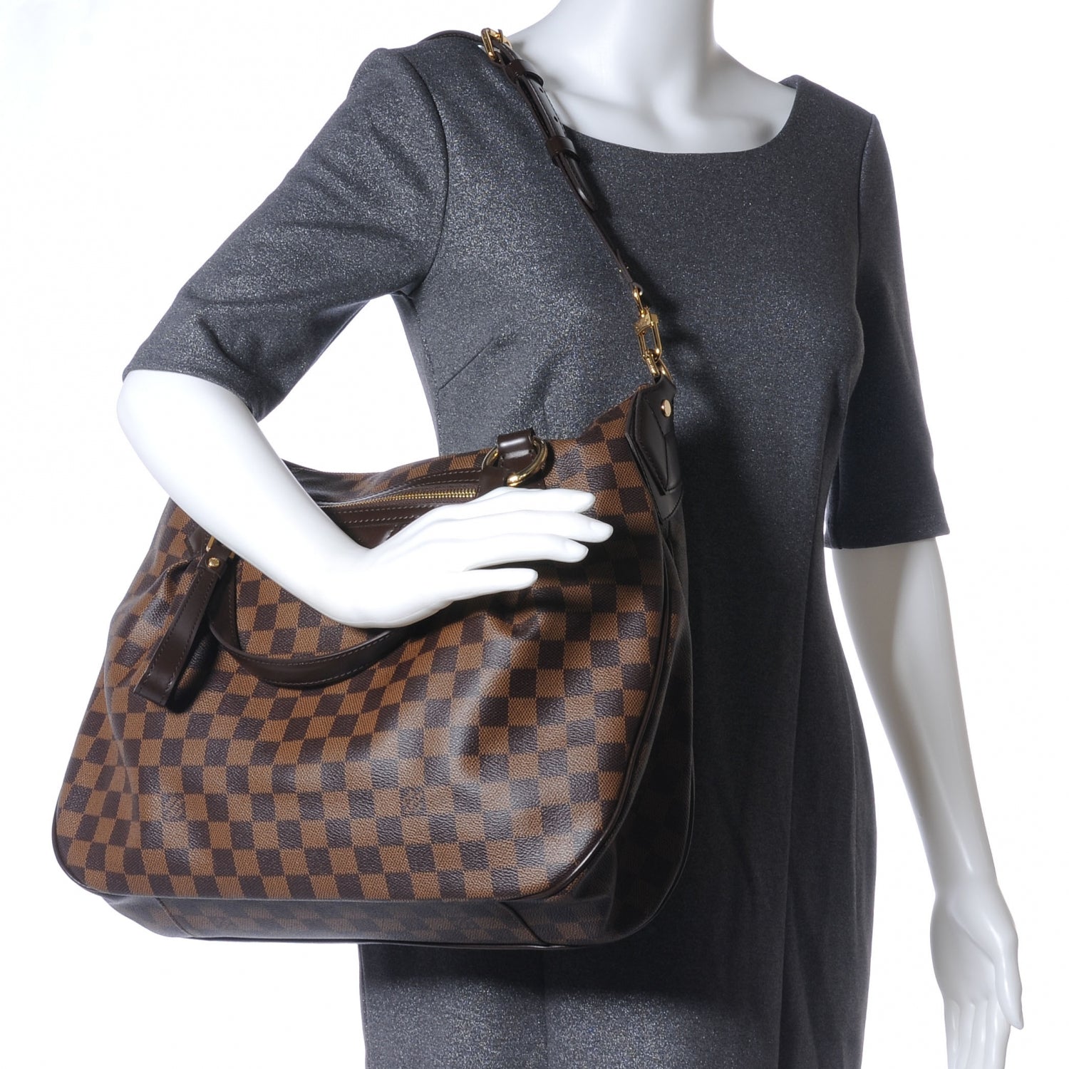 Louis Vuitton Damier Ebene Evora MM 2 of 7