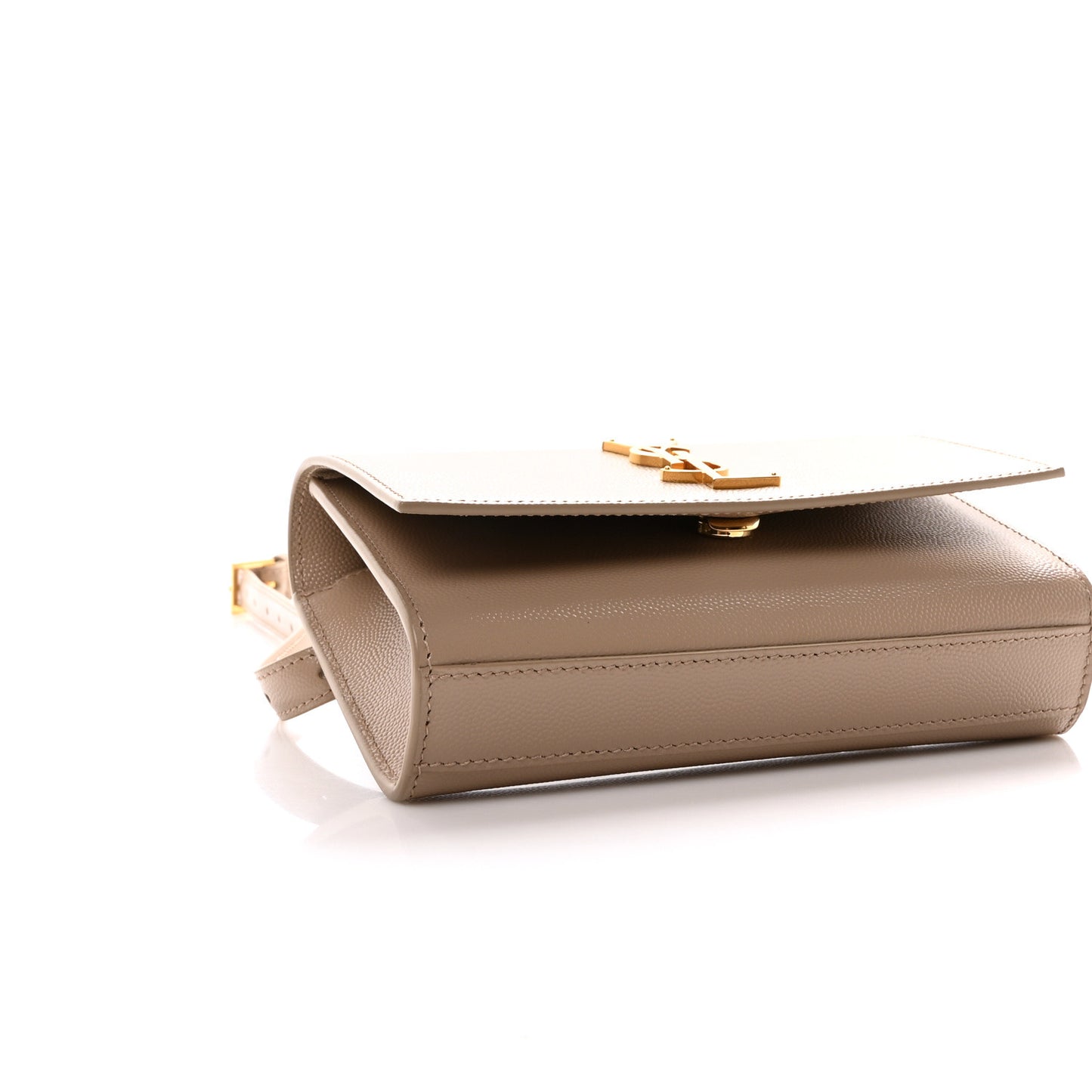 Grain De Poudre Monogram Kate Belt Bag Dark Beige