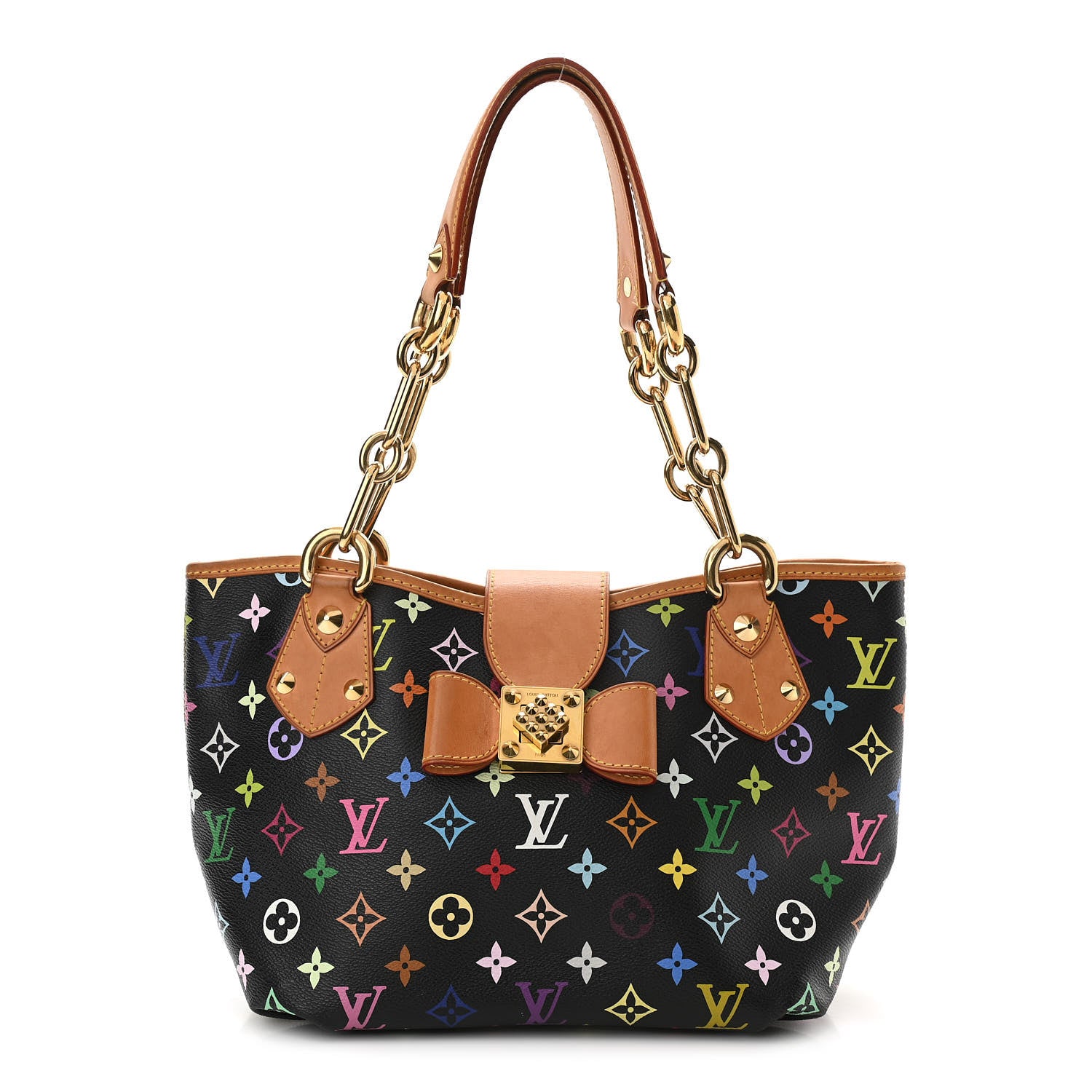 Louis Vuitton Monogram Multicolor Annie MM Black 1 of 14