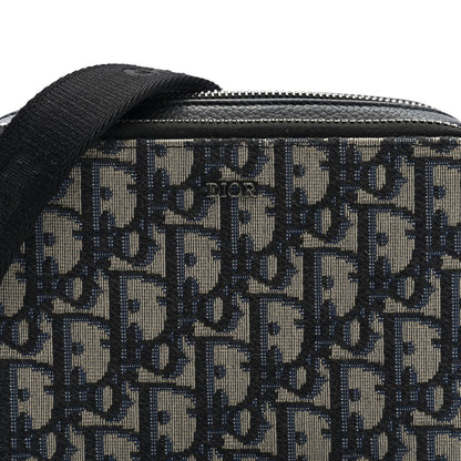 Christian Dior Oblique Pouch Beige Black 7 of 10