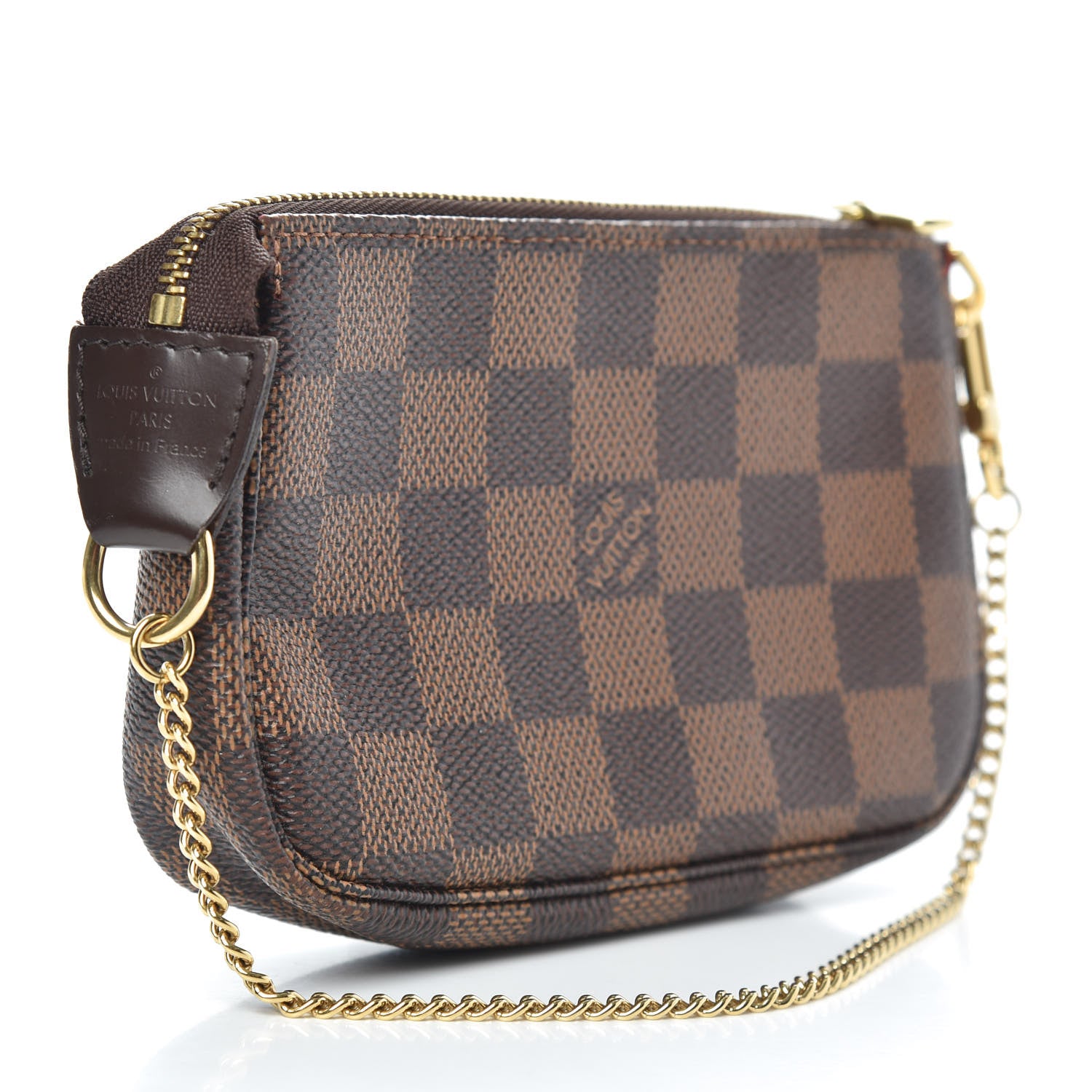 Louis Vuitton Damier Ebene Mini Pochette Accessories 3 of 9