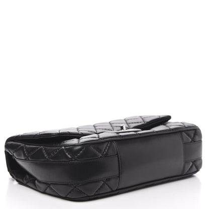 Chanel Lambskin Quilted Jumbo Easy Carry Flap Black 4 of 15