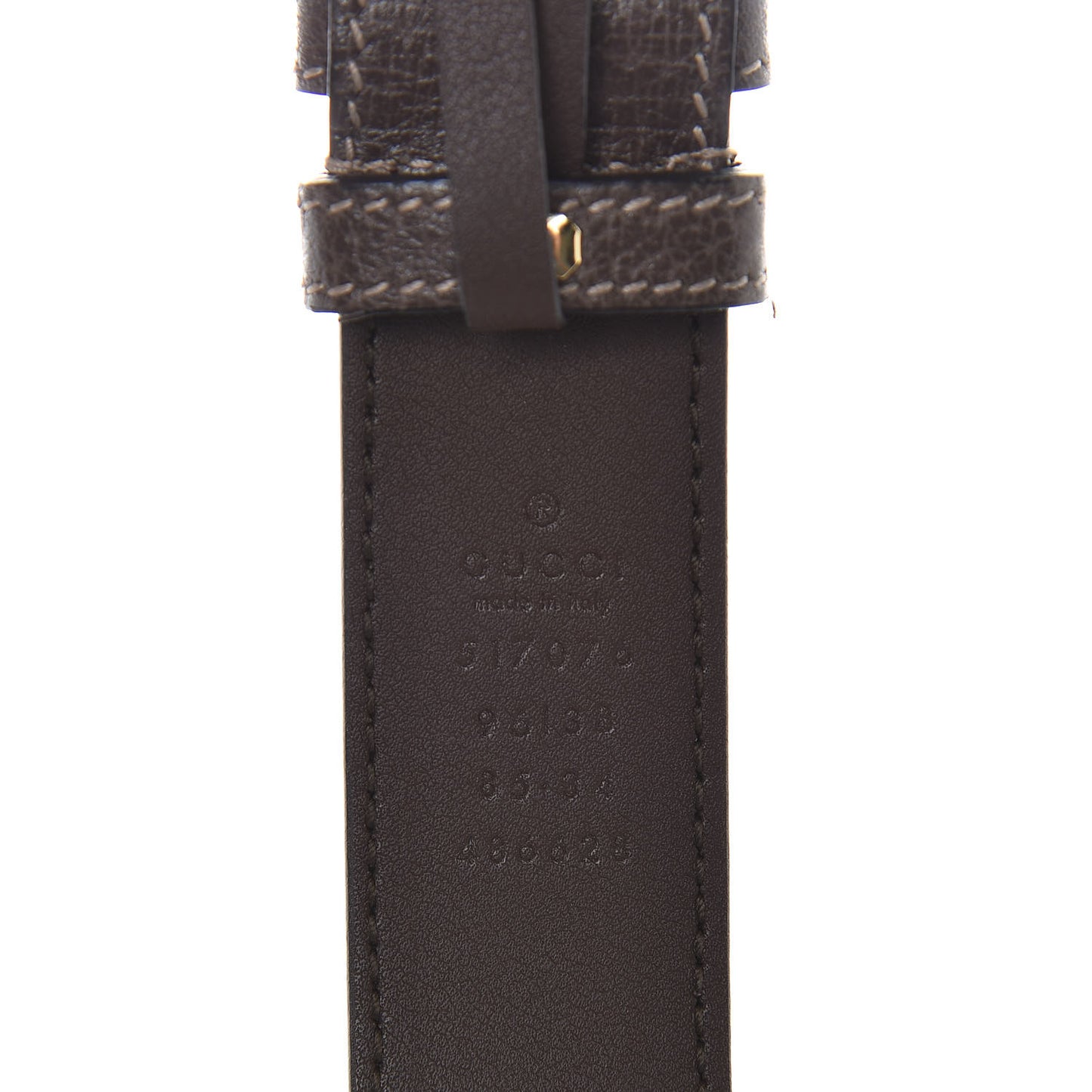 GG Supreme Monogram Web Small Ophidia Belt Bag 85 34 Dark Brown