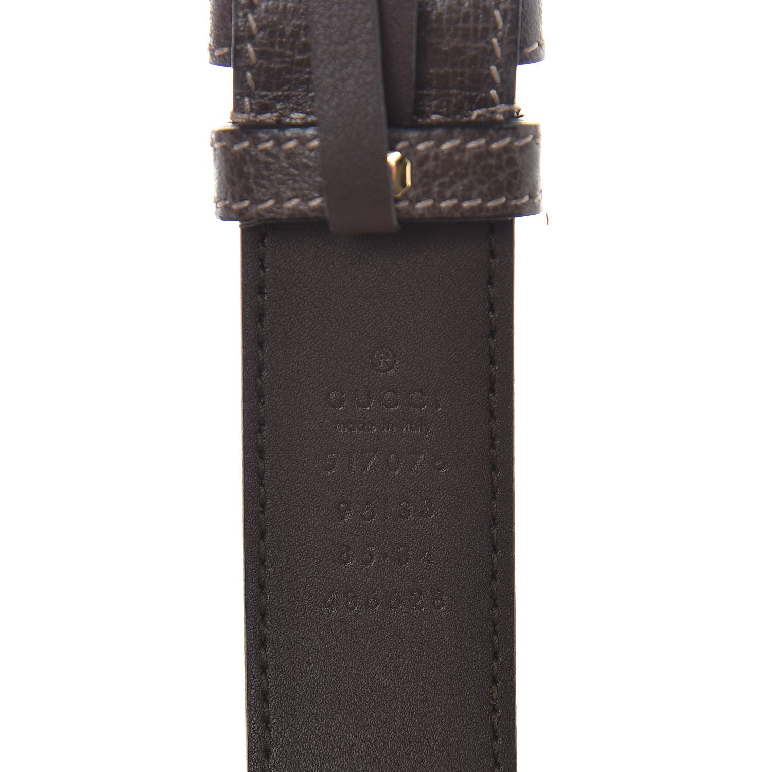 Gucci GG Supreme Monogram Web Small Ophidia Belt Bag 85 34 Dark Brown 8 of 15