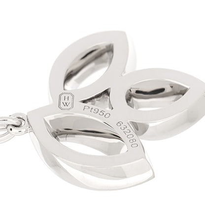 Harry Winston Platinum Diamond Lily Cluster Bracelet 3 of 4