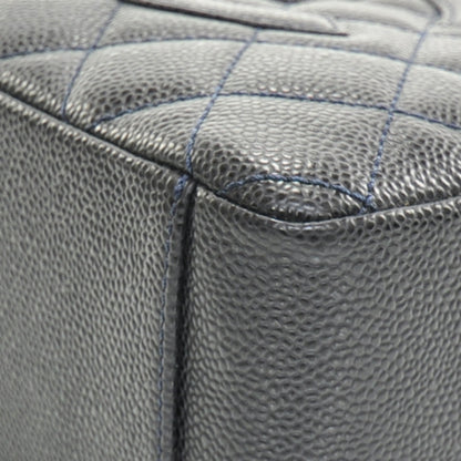 Chanel Caviar Petit Shopping Tote PST Navy 6 of 13