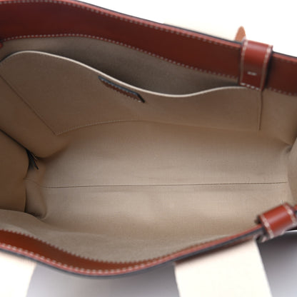 Chloe Calfskin Medium Woody Ribbon Tote Sepia Brown 4 of 8
