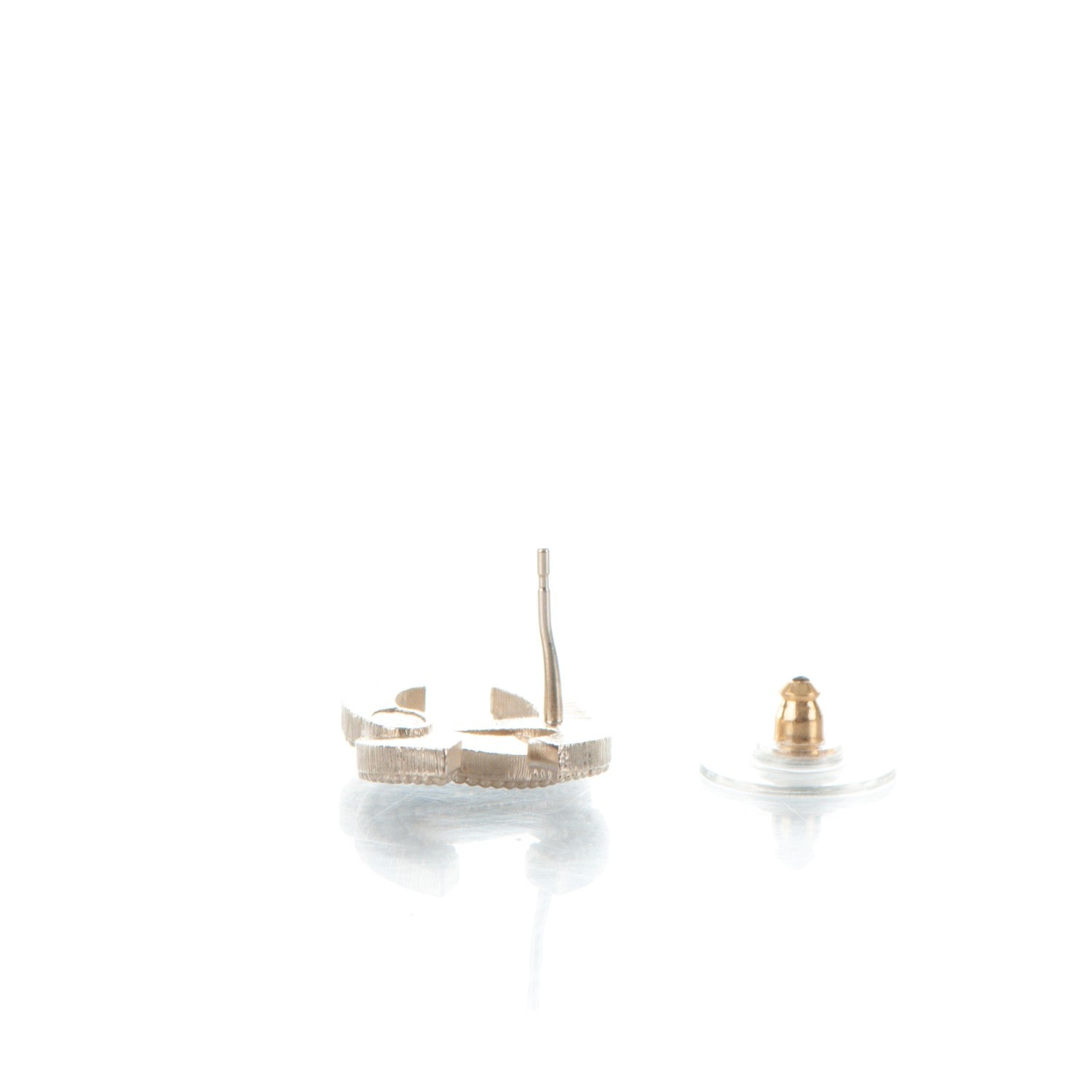 Chanel Pearl CC Earrings Gold 3 of 5