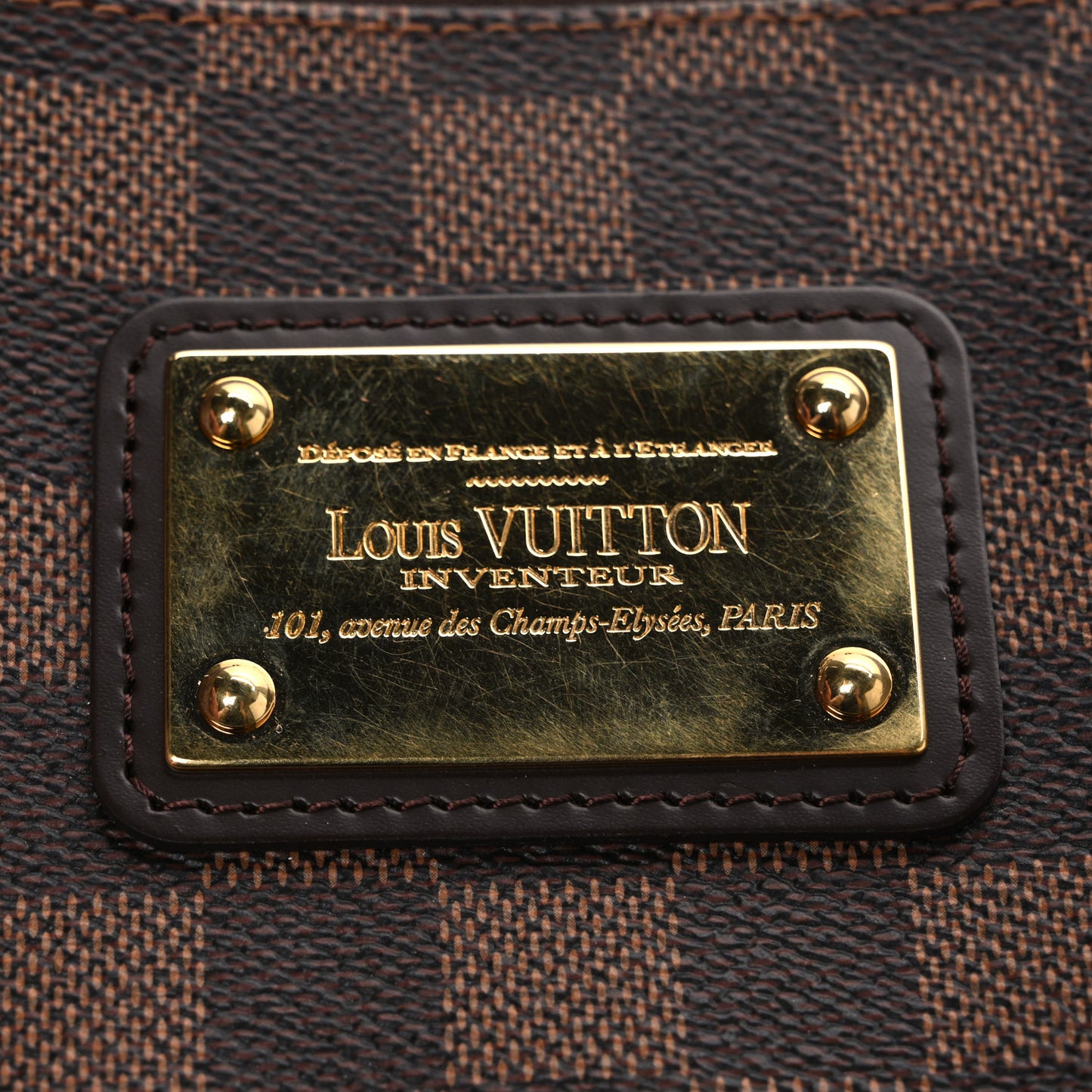 Damier Ebene Eva Clutch
