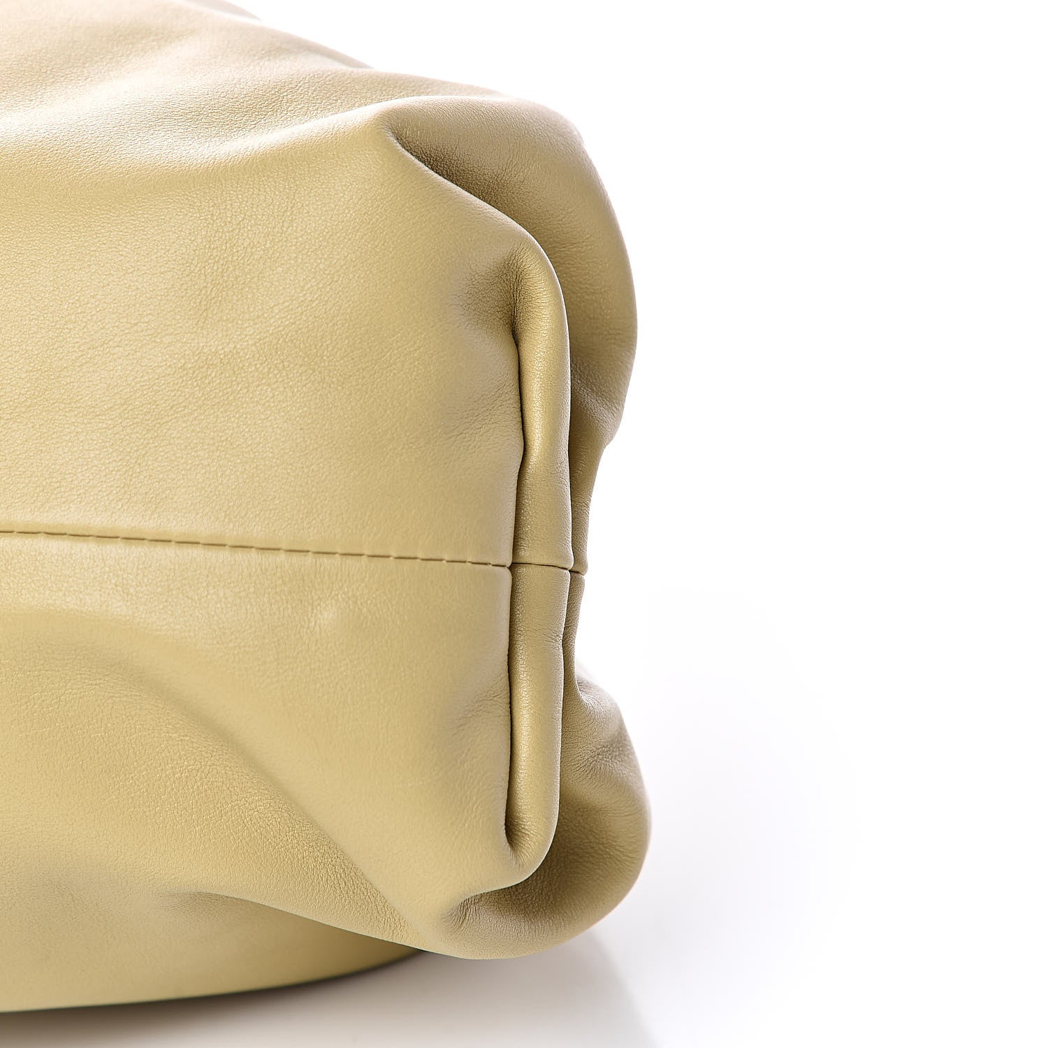 Bottega Veneta Smooth Butter Calf The Pouch Oversized Clutch Tapioca 9 of 9