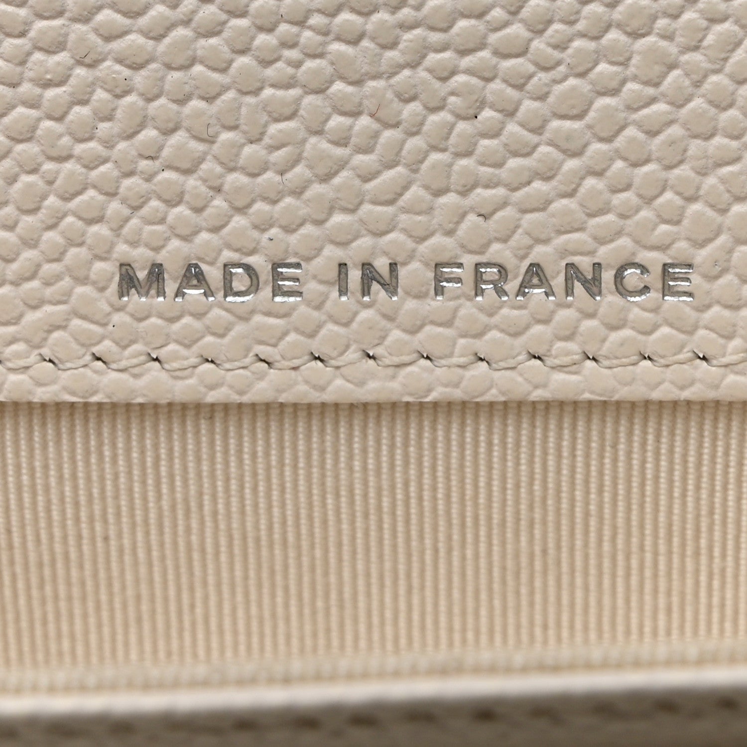 Chanel Caviar Quilted Flap Card Holder Wallet White 6 of 9