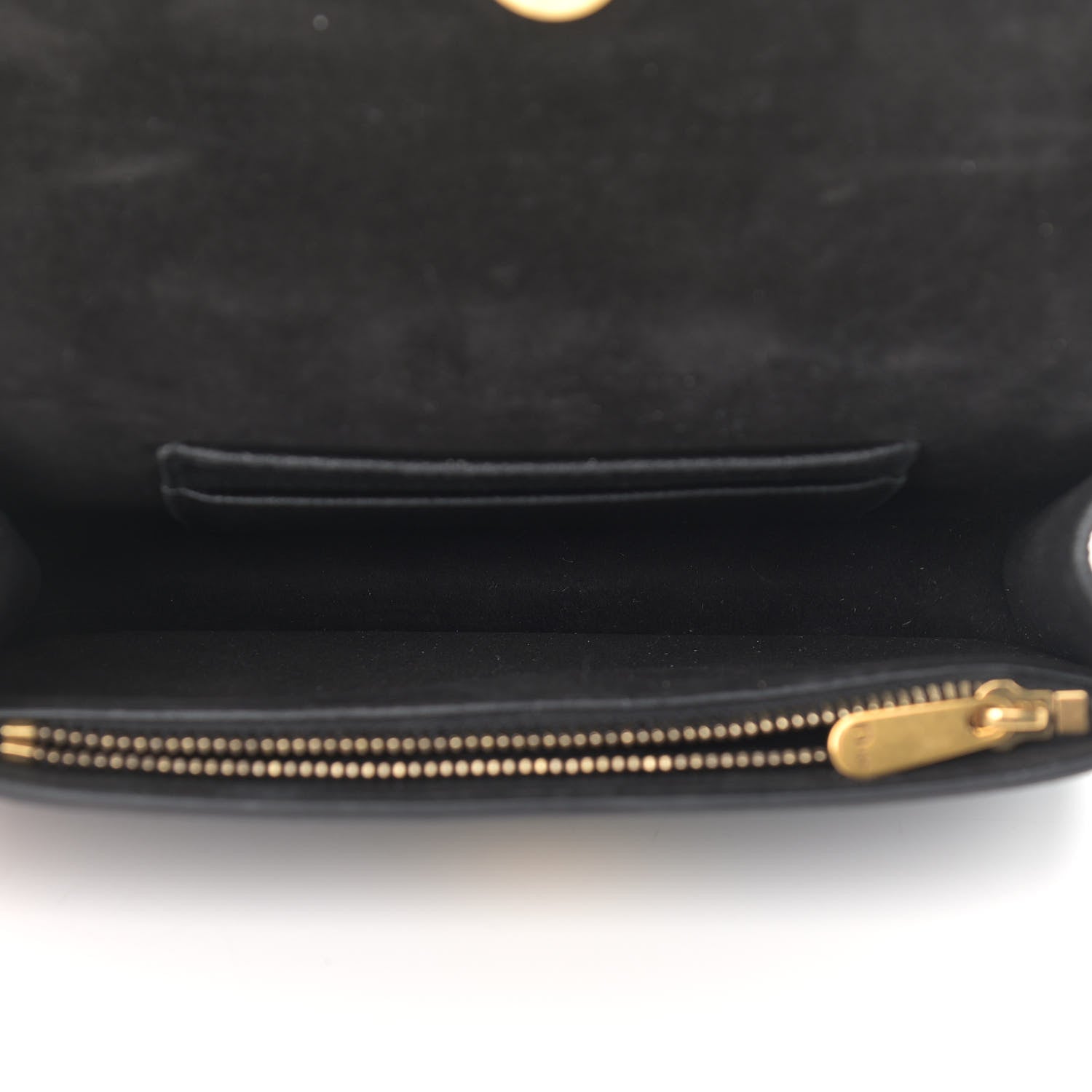 Christian Dior Grained Calfskin Saddle Belt Clutch Black 5 of 11