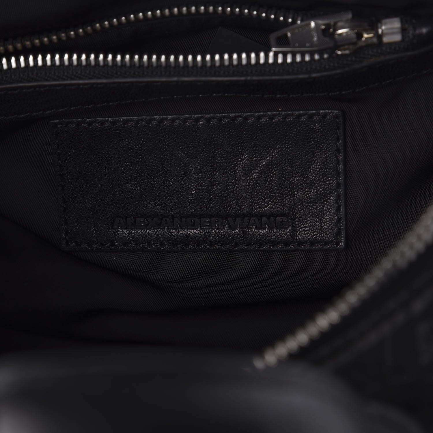 Alexander Wang Pebbled Lambskin Mini Rockie Black Rhodium Hardware 7 of 9