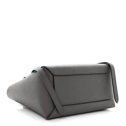 Celine Grained Calfskin Nano Belt Bag Grey 4 of 10