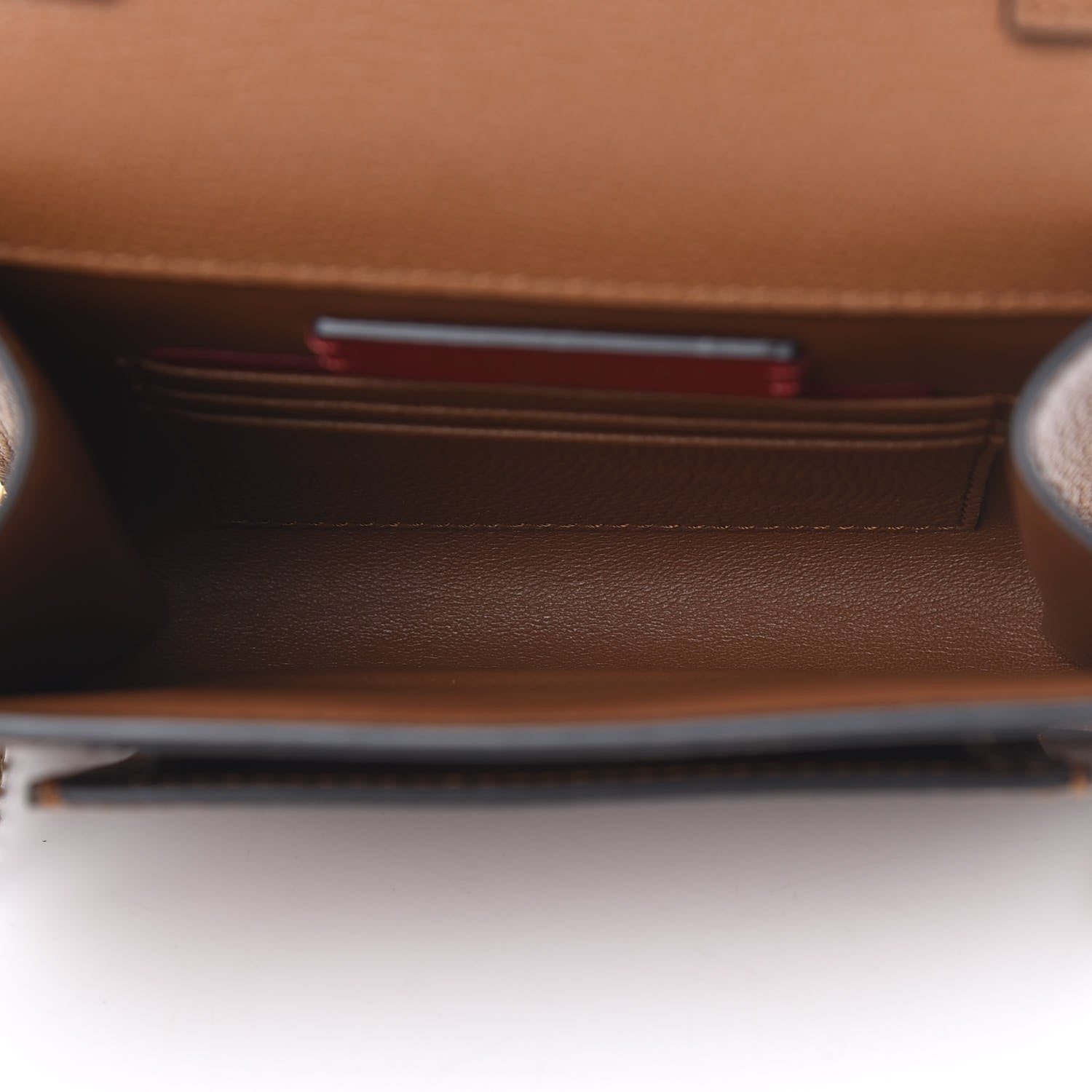 Valentino Garavani Grainy Calfskin VLogo Crossbody Bag Saddle Brown 4 of 8