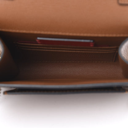 Valentino Garavani Grainy Calfskin VLogo Crossbody Bag Saddle Brown 4 of 8