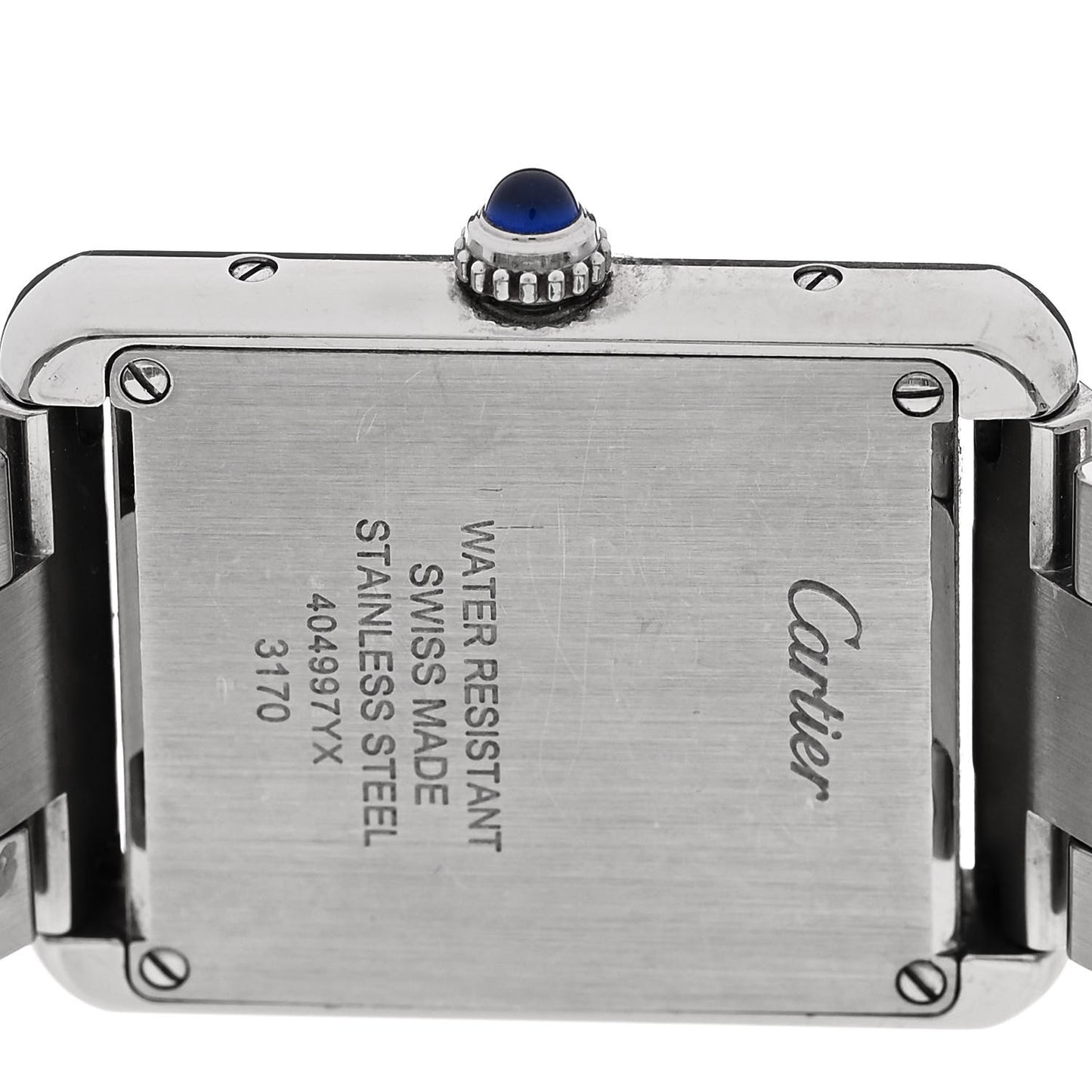 Stainless Steel 24mm Tank Solo Quartz Watch