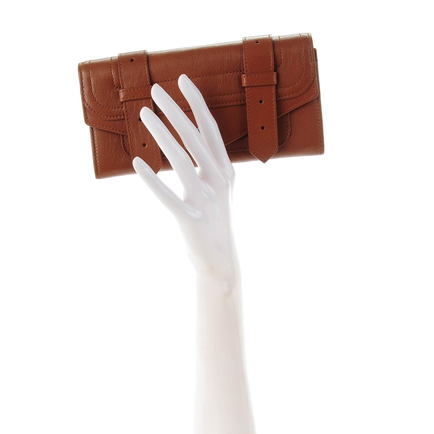 Lambskin PS1 Continental Wallet Saddle