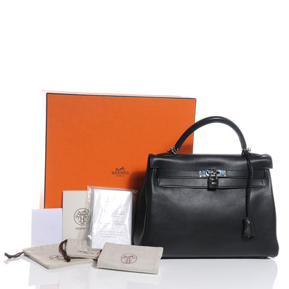 Hermes Swift Kelly 32 Black 5 of 10