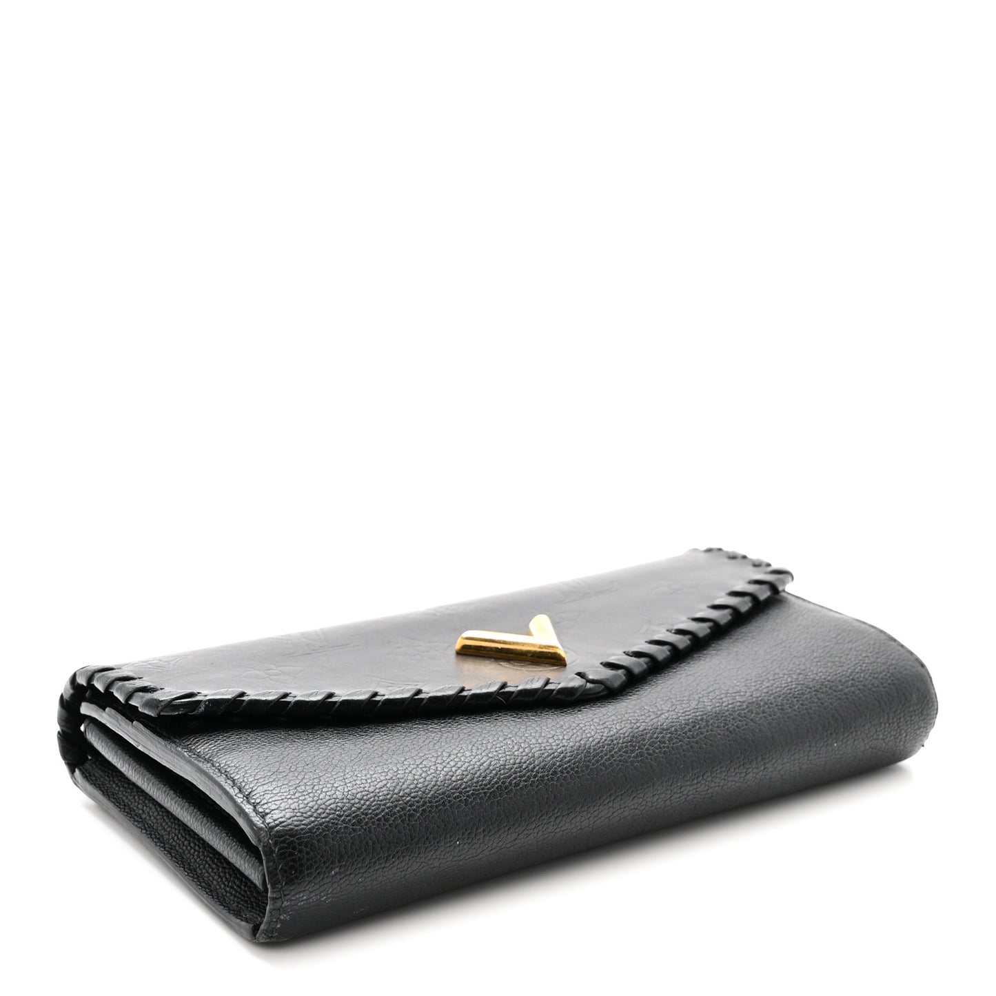 Monogram Cuir Plume Very Wallet Black