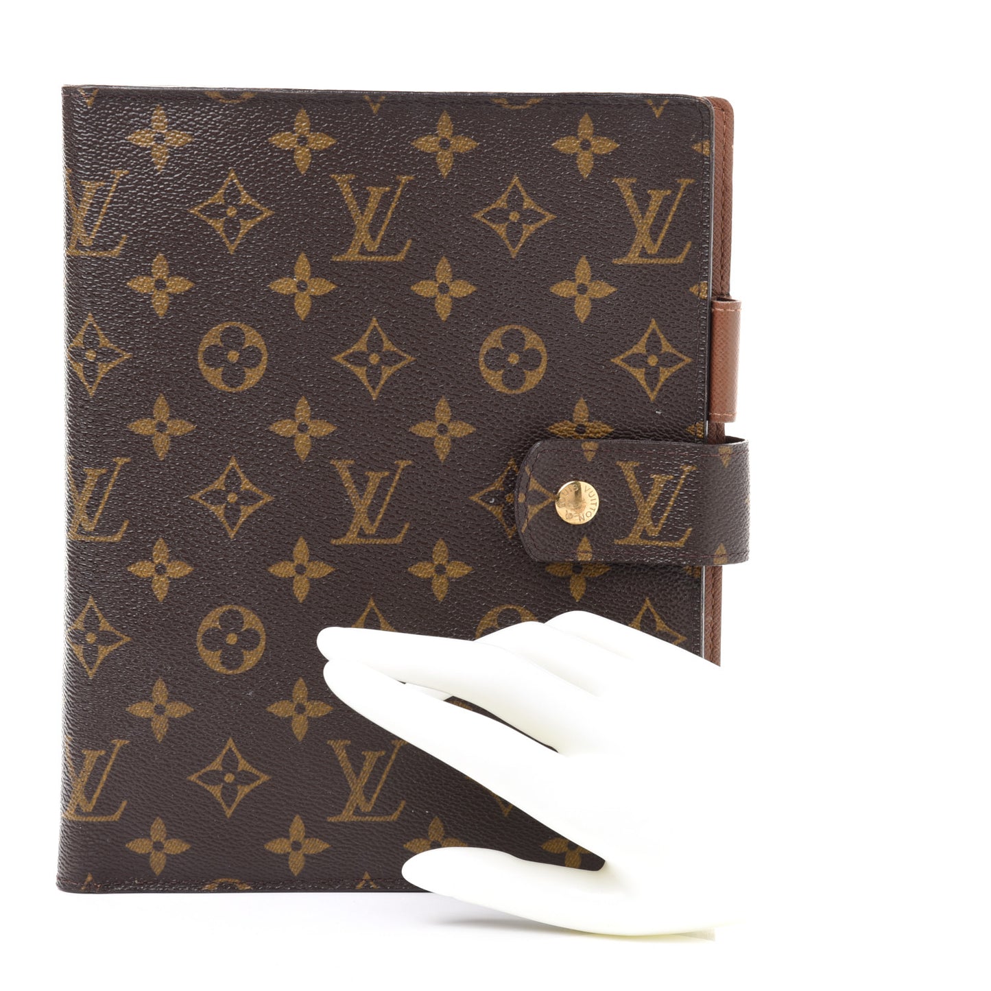 Monogram Large Ring Agenda Cover