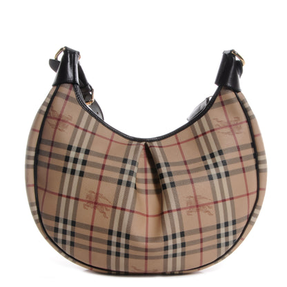 Burberry Haymarket Check Small Rydal Hobo 1 of 9