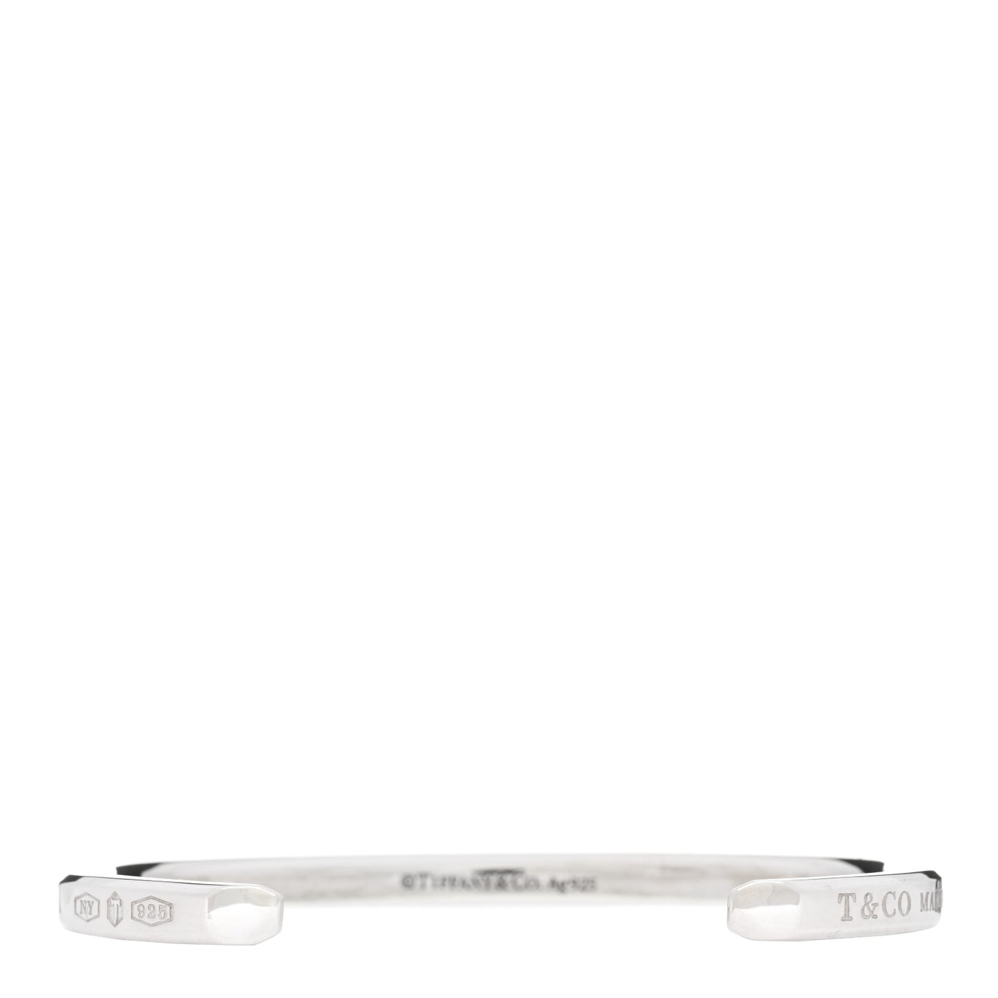 Sterling Silver Narrow Makers Cuff Bracelet