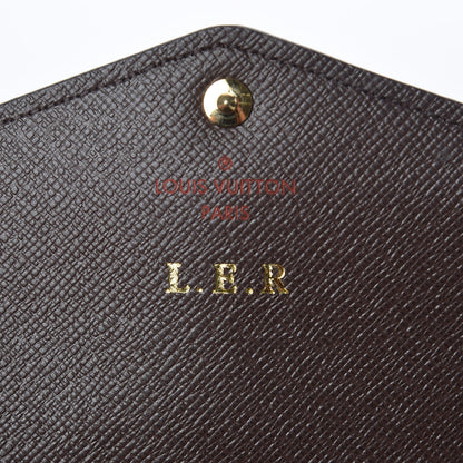 Louis Vuitton Damier Ebene Sarah Wallet NM 6 of 8