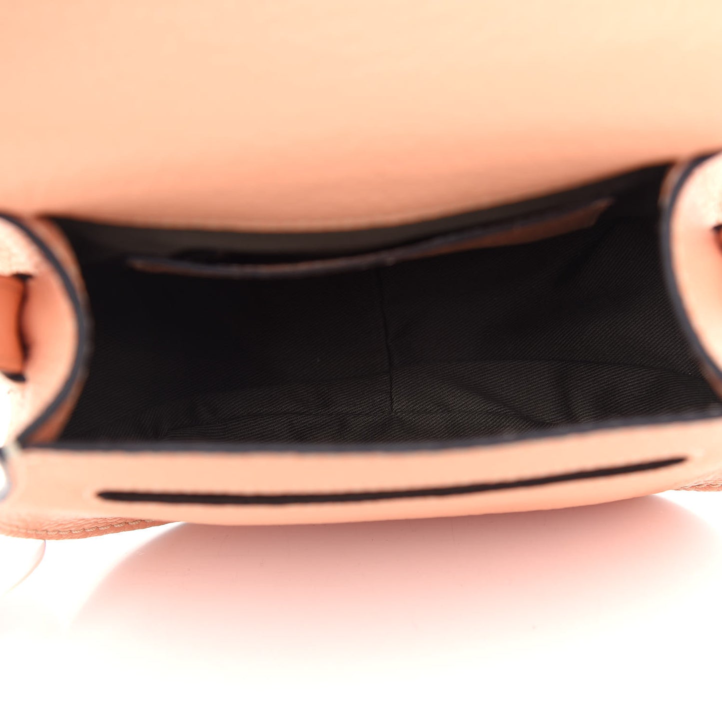 Calfskin Mini Marcie Round Crossbody Bag Peach Bloom