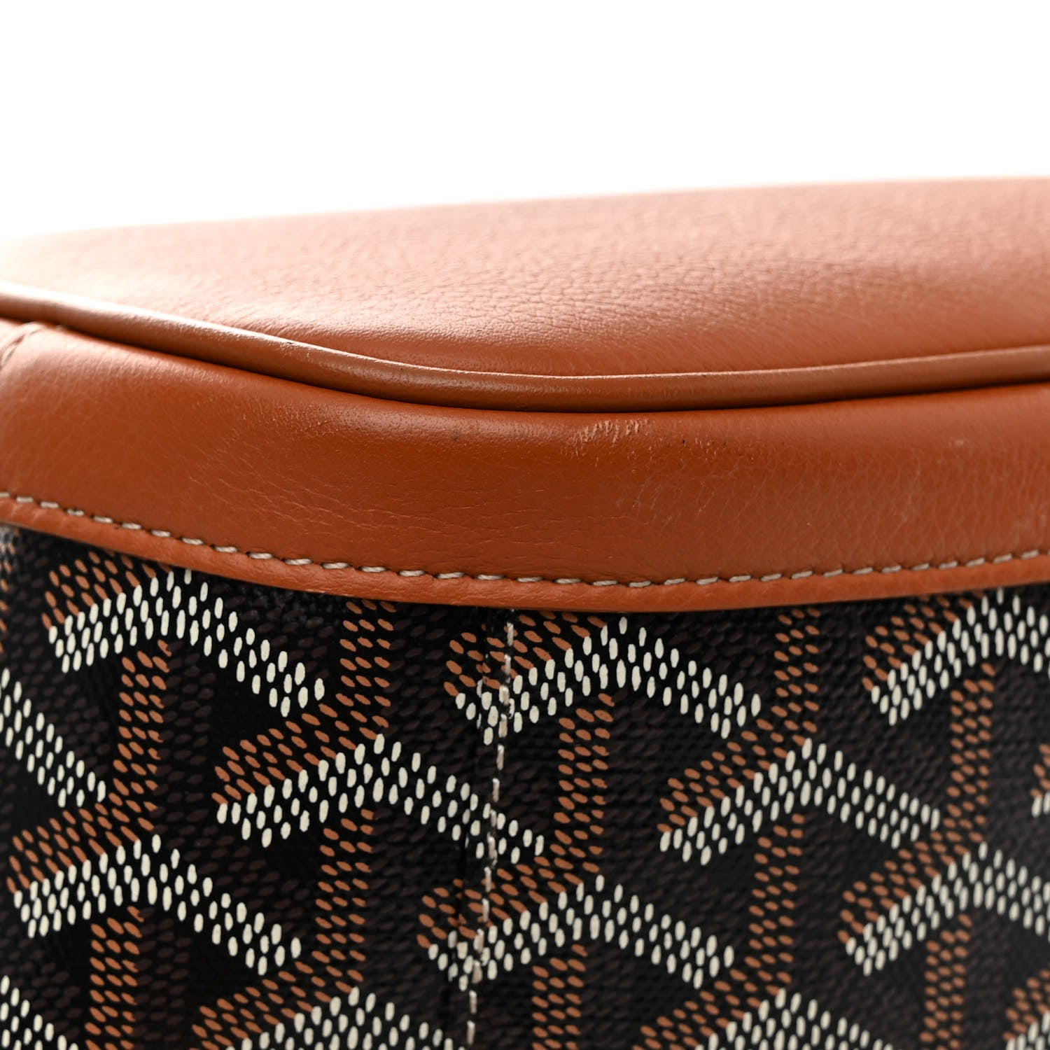 Goyard Goyardine Calfskin Mini Alpin Backpack Black Gold 15 of 17