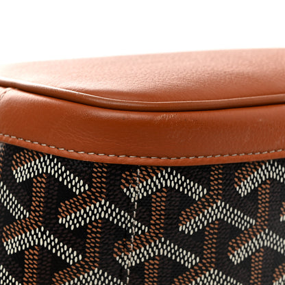 Goyard Goyardine Calfskin Mini Alpin Backpack Black Gold 15 of 17