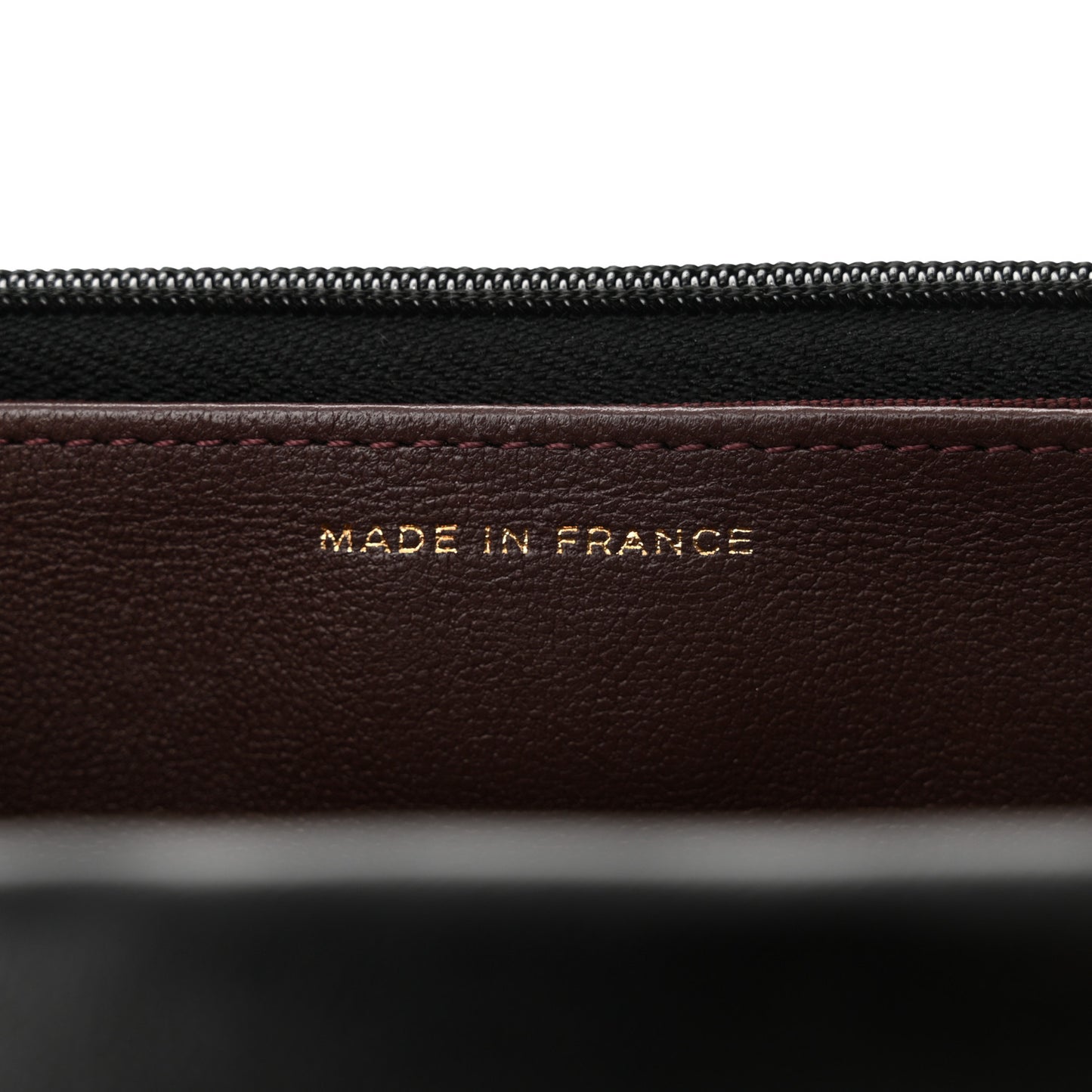 Lambskin Quilted Wallet On Chain WOC Black