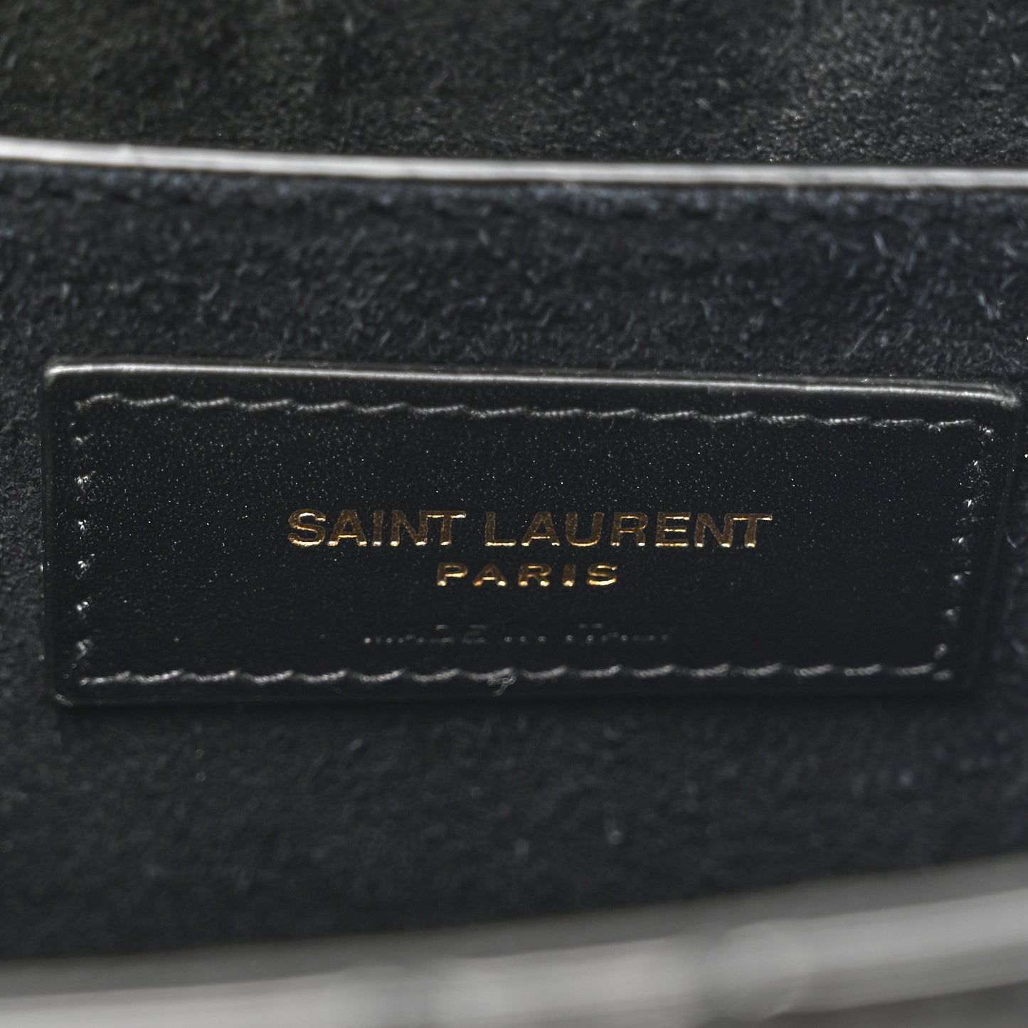 Patent Matelasse Monogram June Box Bag Black