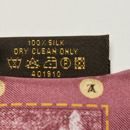 Louis Vuitton Silk Monogram Denim Bandeau 5 of 5