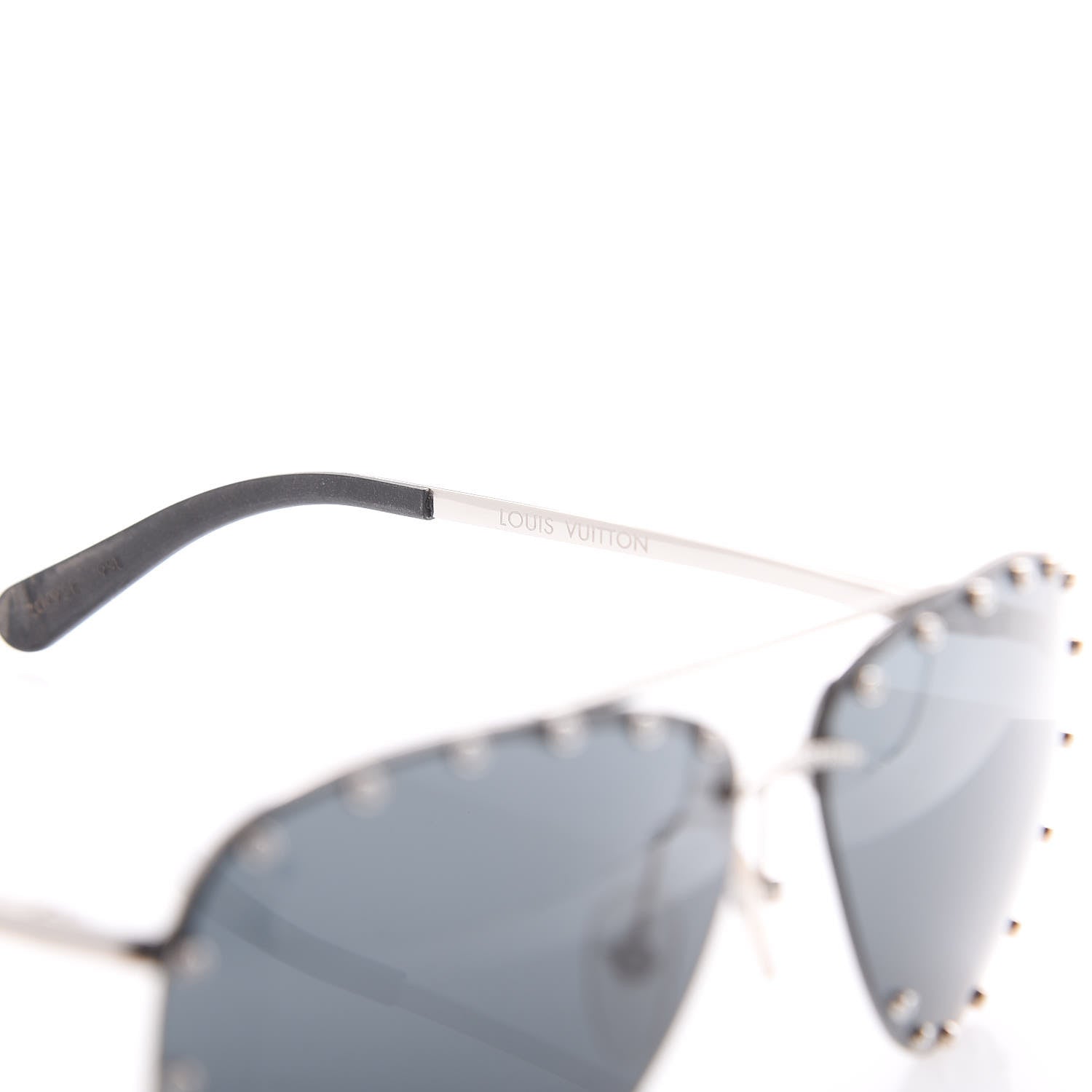 Louis Vuitton The Party Aviator Sunglasses Z0995E Black 5 of 9