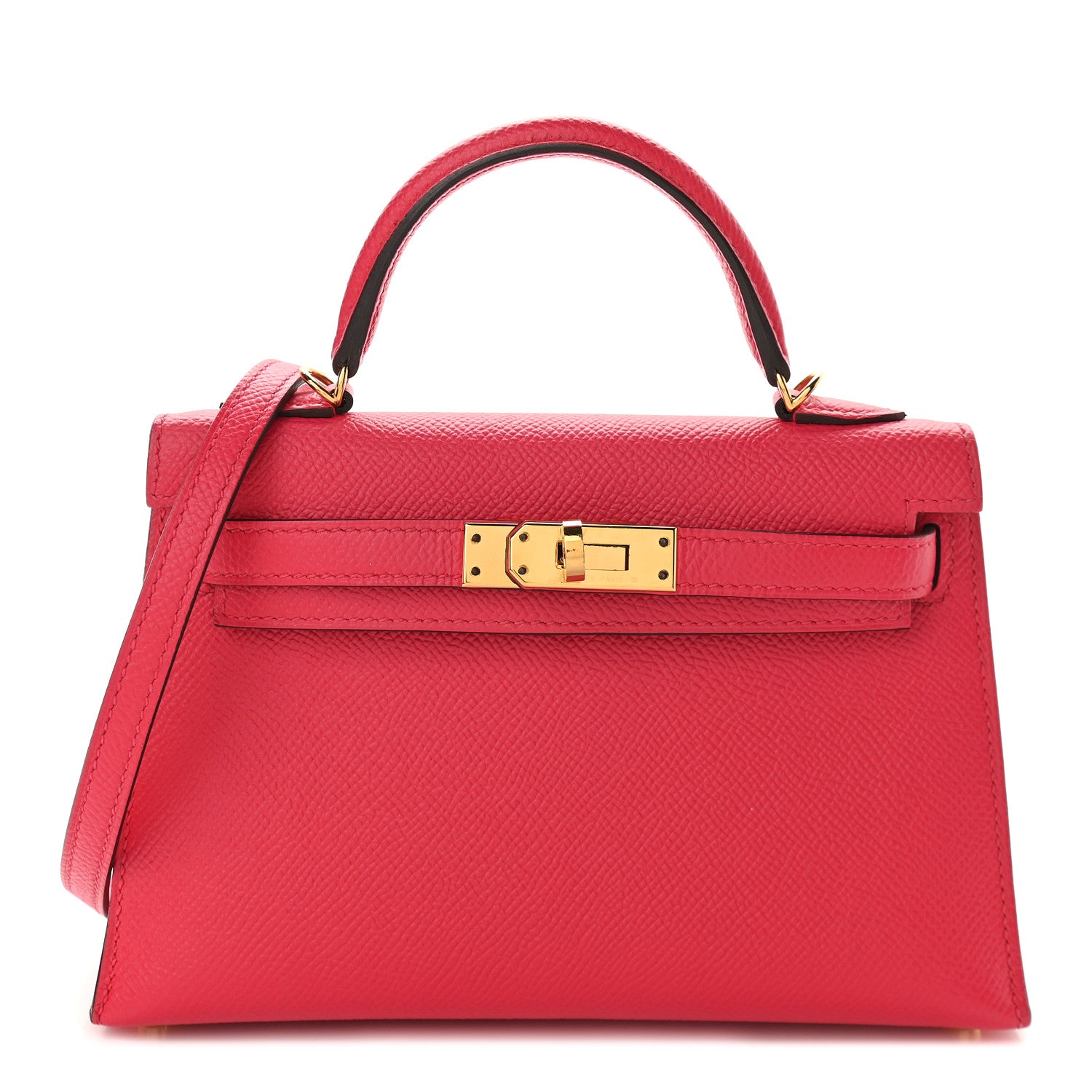 Hermes Epsom Mini Kelly Sellier 20 Rose Extreme 1 of 9