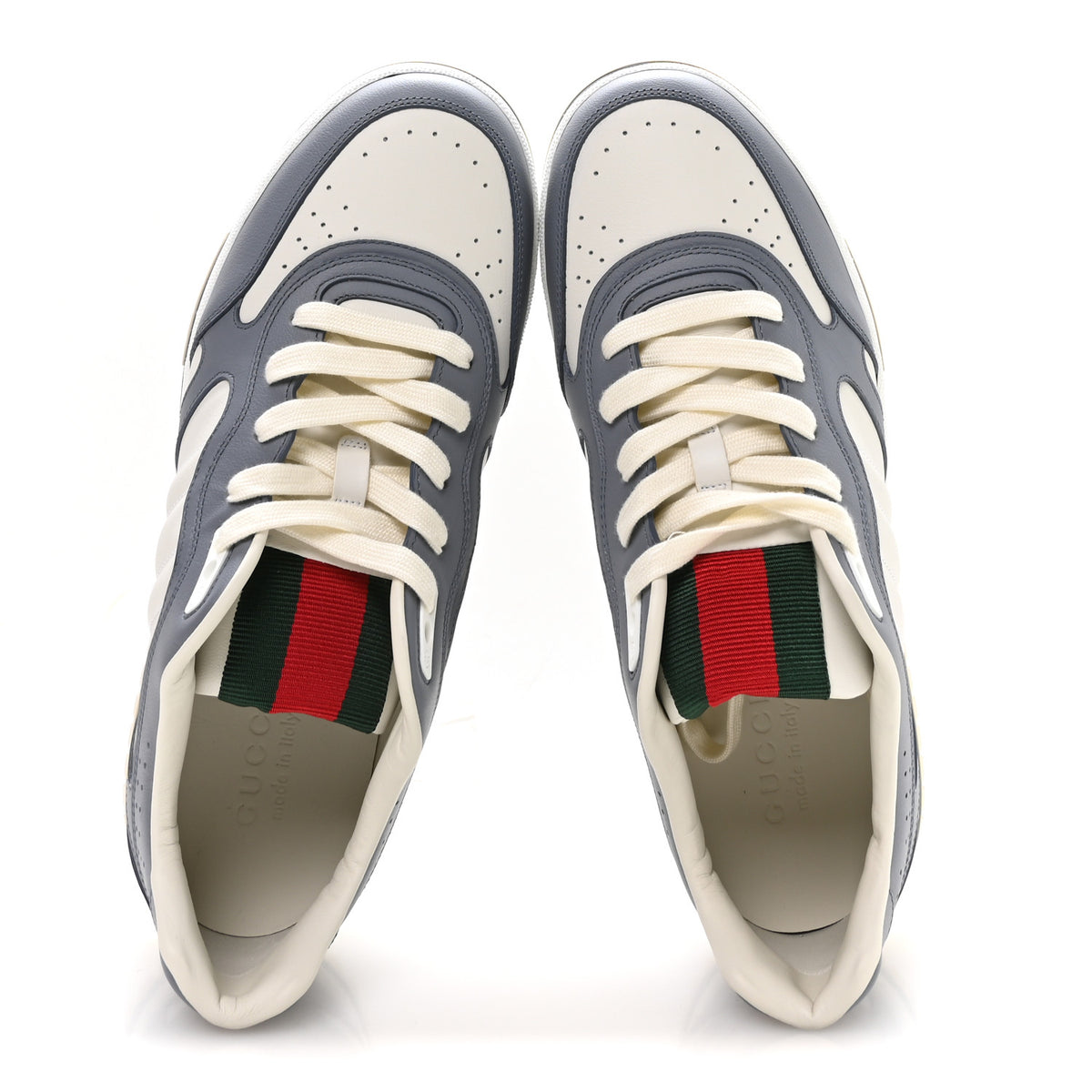 Sparrow Calfskin Mens Re-Web Sneakers 9.5 Grey White