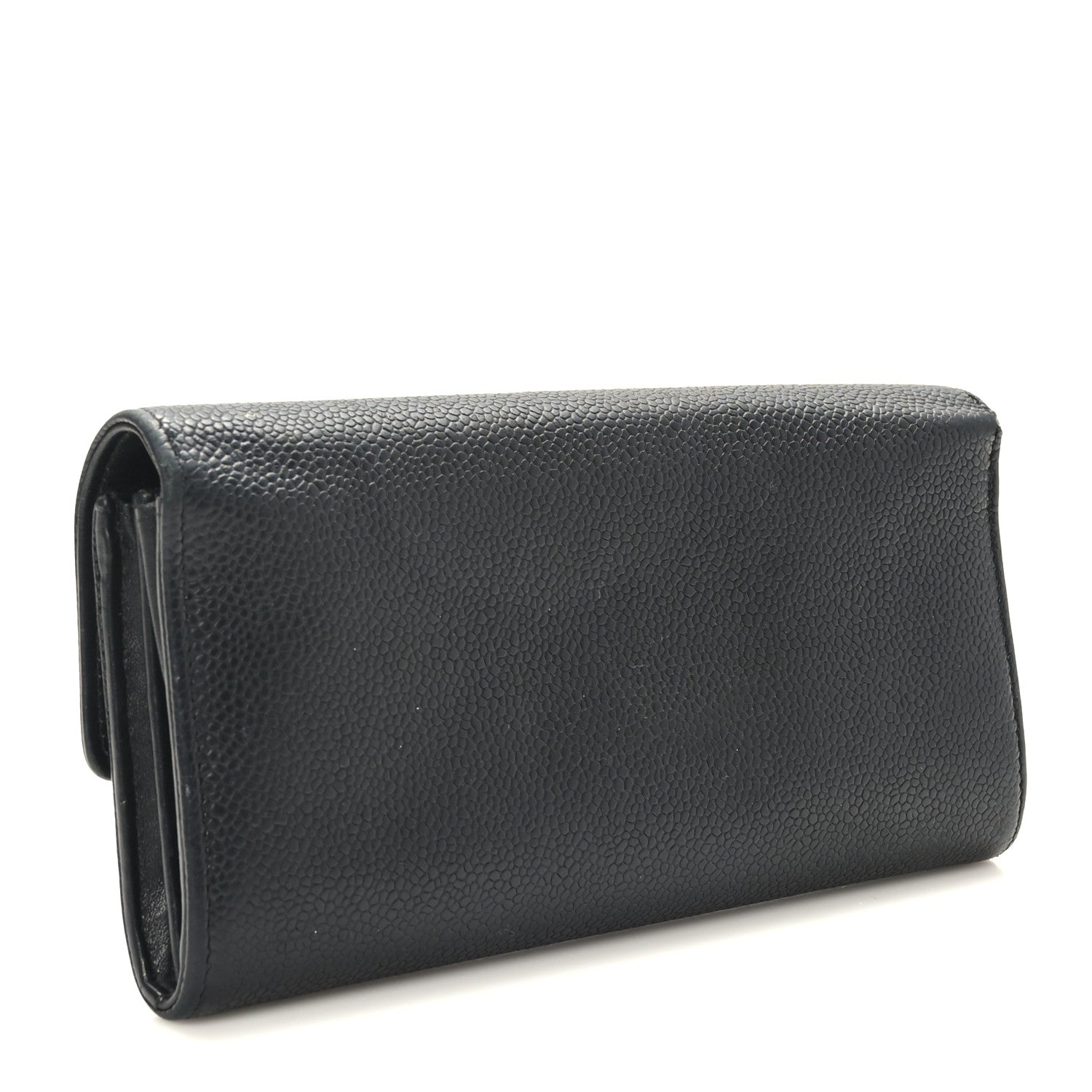 Chanel Caviar Timeless CC Large Gusset Flap Wallet Black 3 of 10