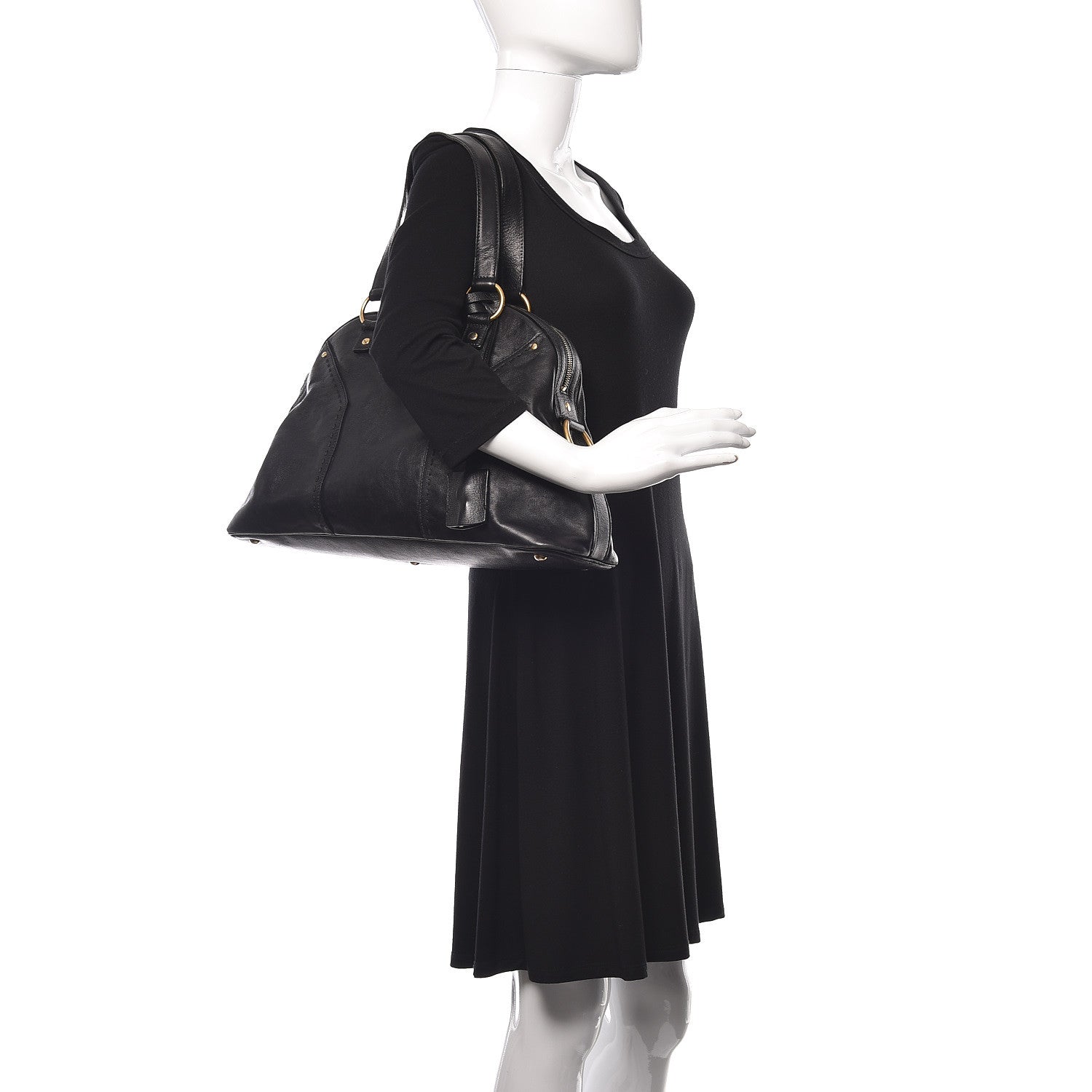 Saint Laurent Calfskin Large Muse Black 2 of 13