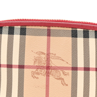 Burberry Haymarket Check Clara Pochette Military Red 8 of 10