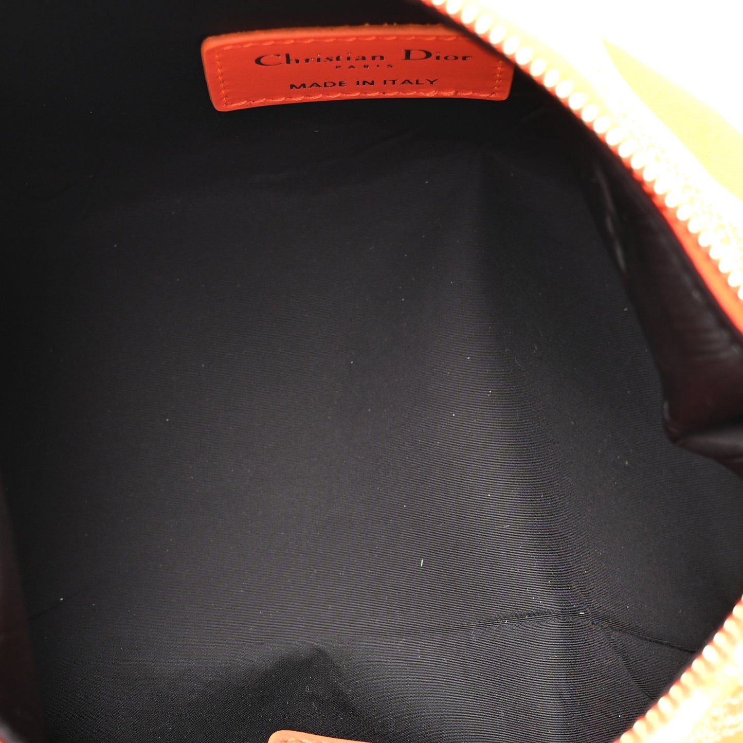 Technical Fabric Toile De Jouy DiorTravel Nomad Pouch Orange