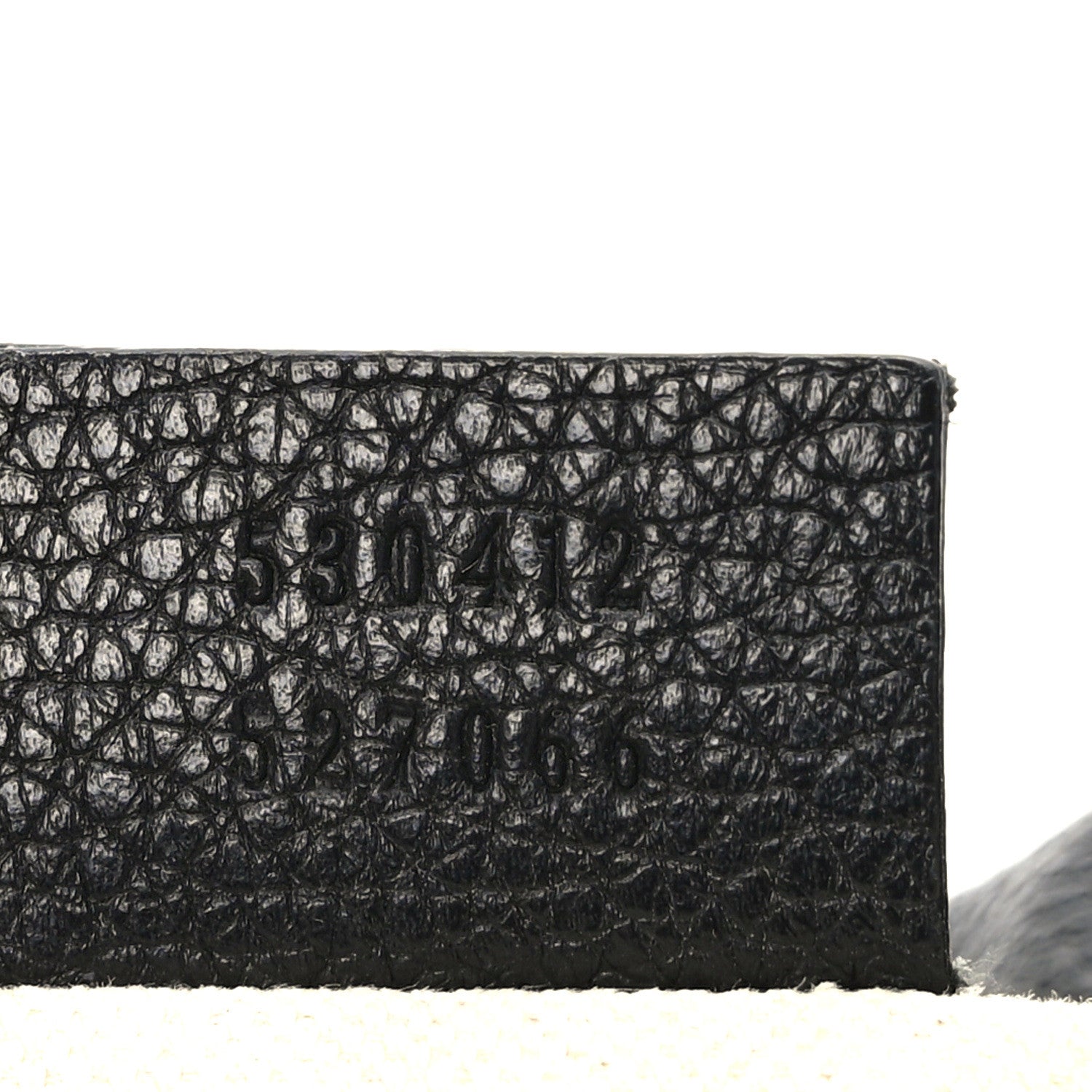 Gucci Grained Calfskin Logo Belt Bag Black 6 of 12