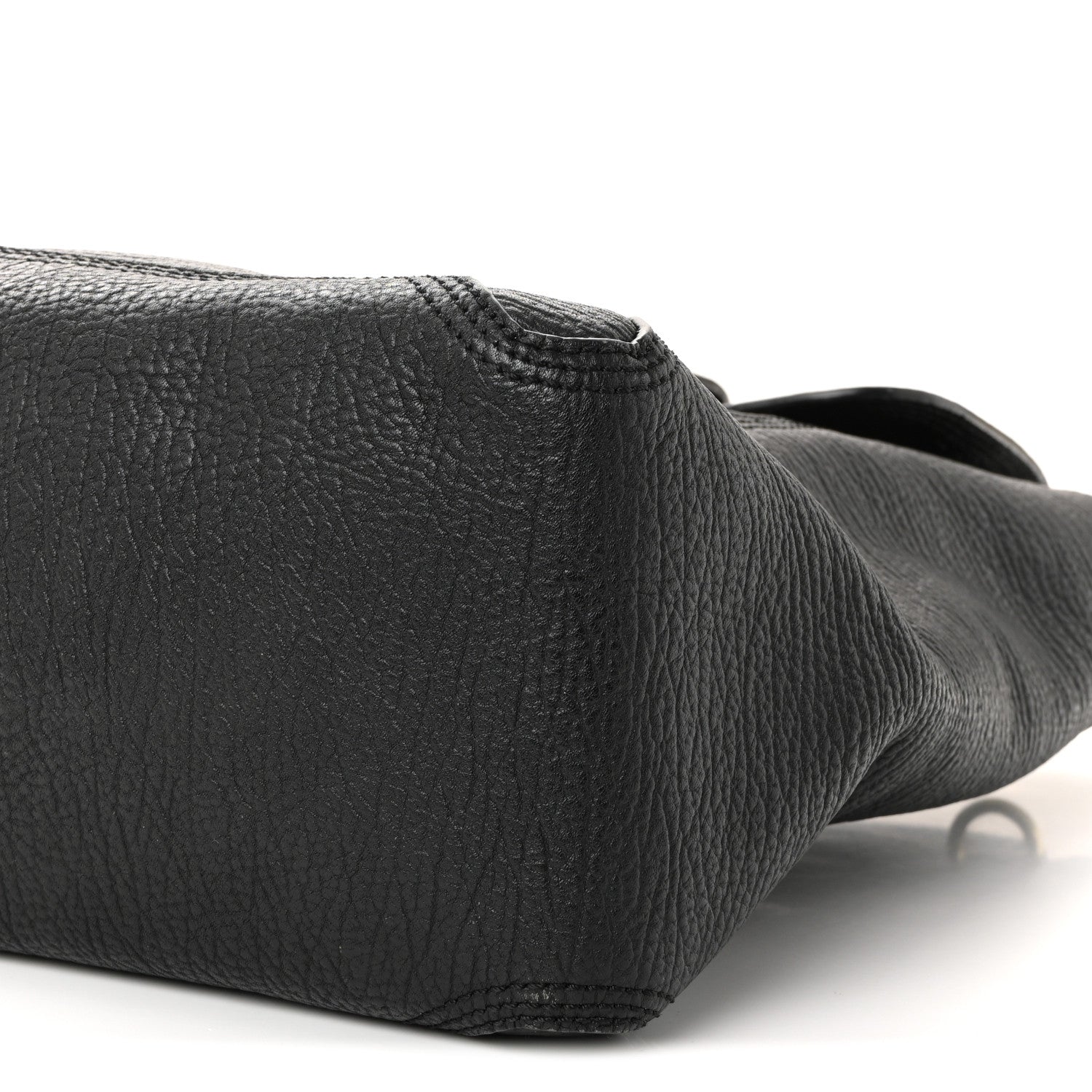 3.1 Phillip Lim Textured Calfskin Large Pashli Satchel Black