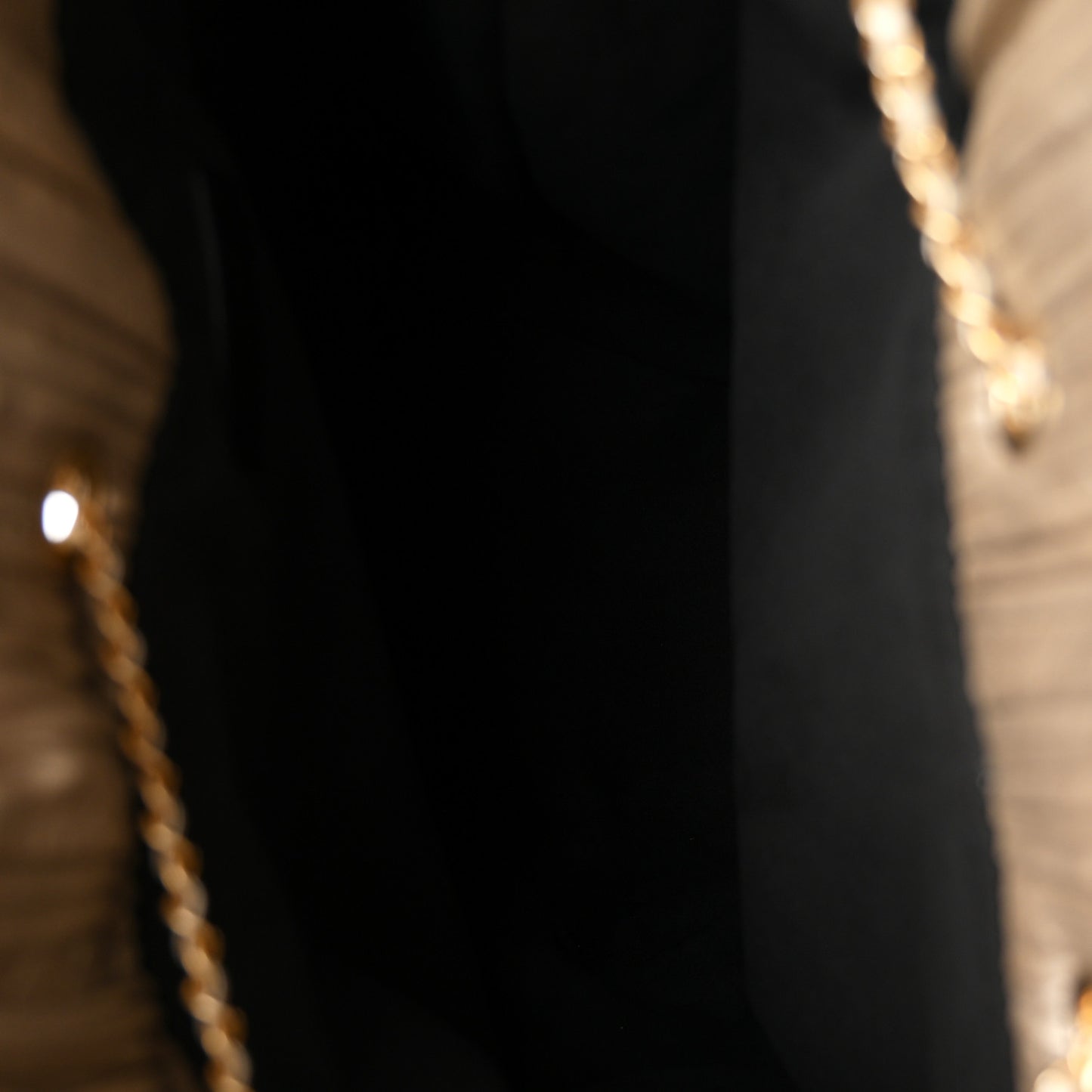 Iridescent Crumpled Calfskin Small Coco Pleats Backpack Gold