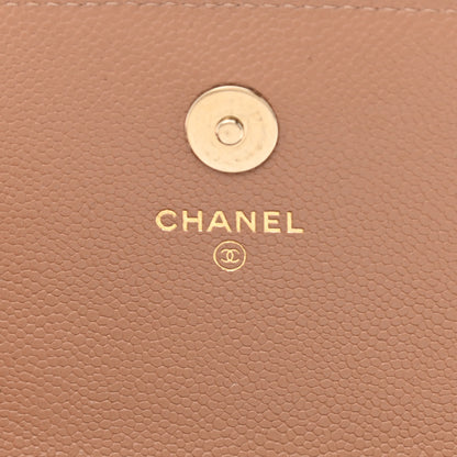 Chanel Caviar Quilted Business Affinity Clutch With Chain Flap Dark Beige 7 of 12