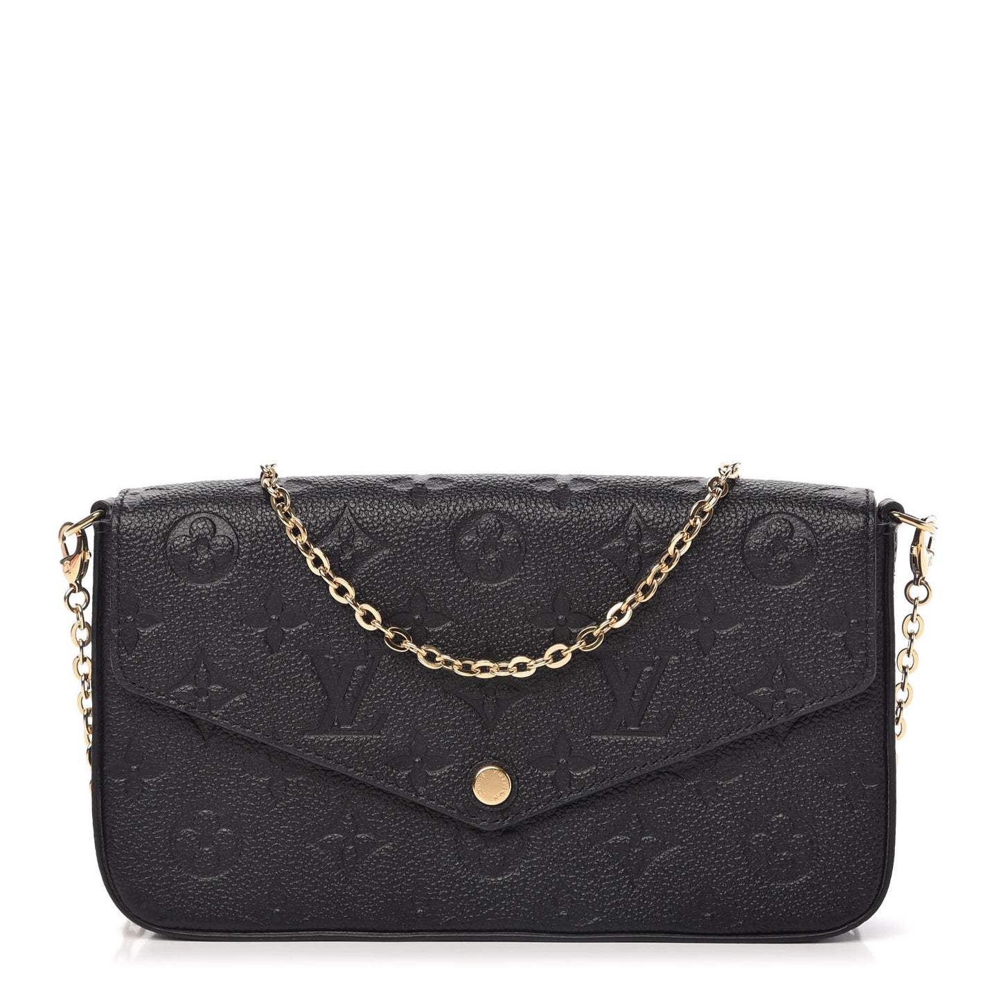 Empreinte Pochette Felicie Chain Wallet Black