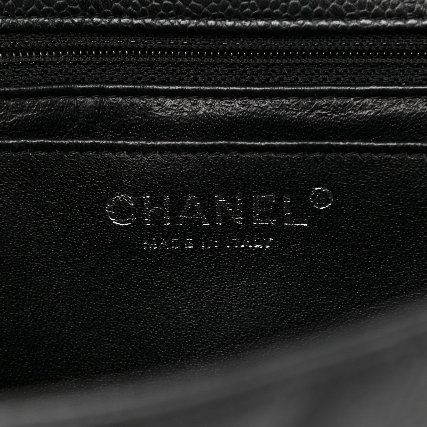 Chanel Caviar Quilted Jumbo Single Flap Black 6 of 10